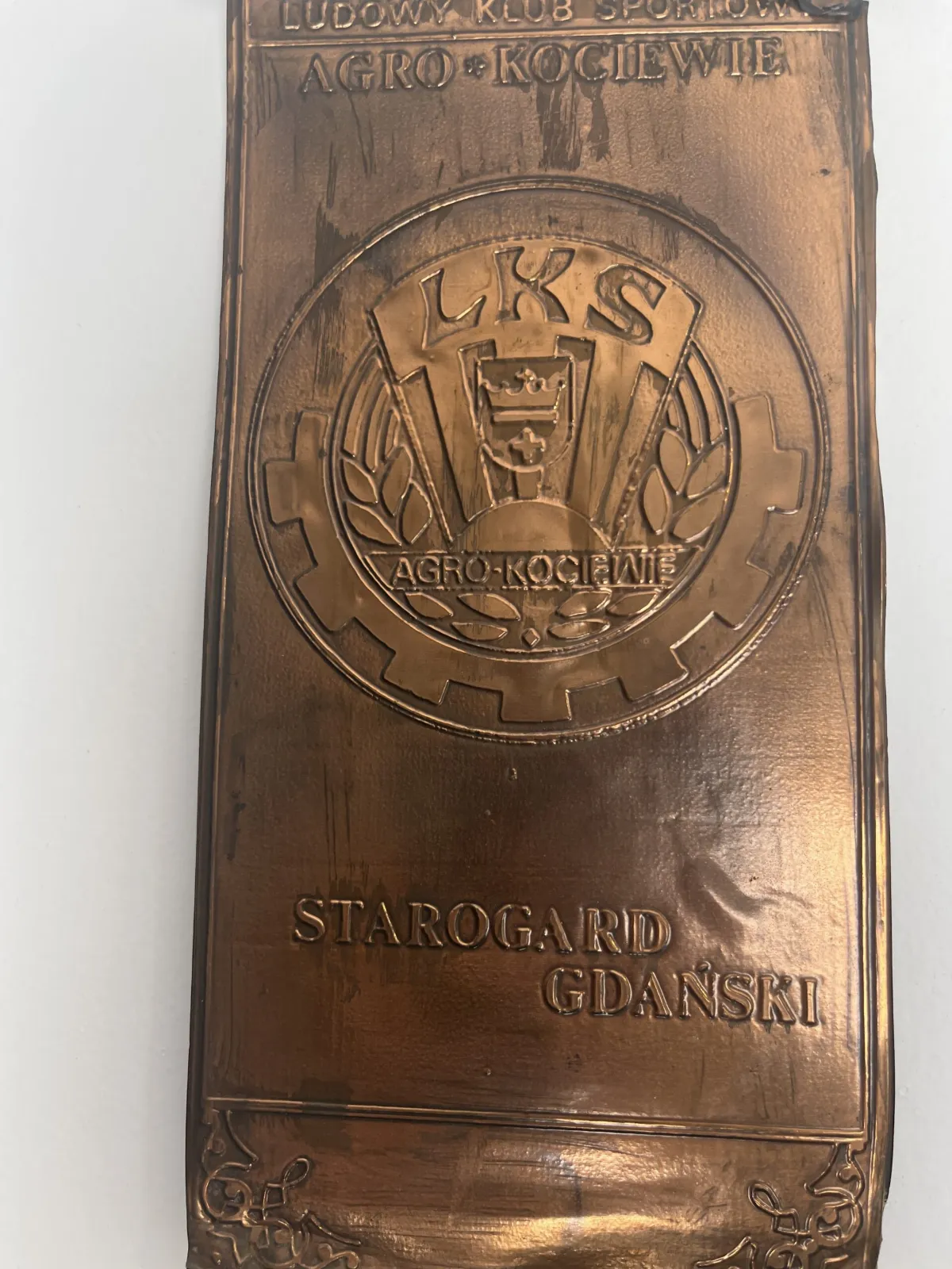Proporczyk metaloplastyka LKS Agro z Starogardu Gdańskiego