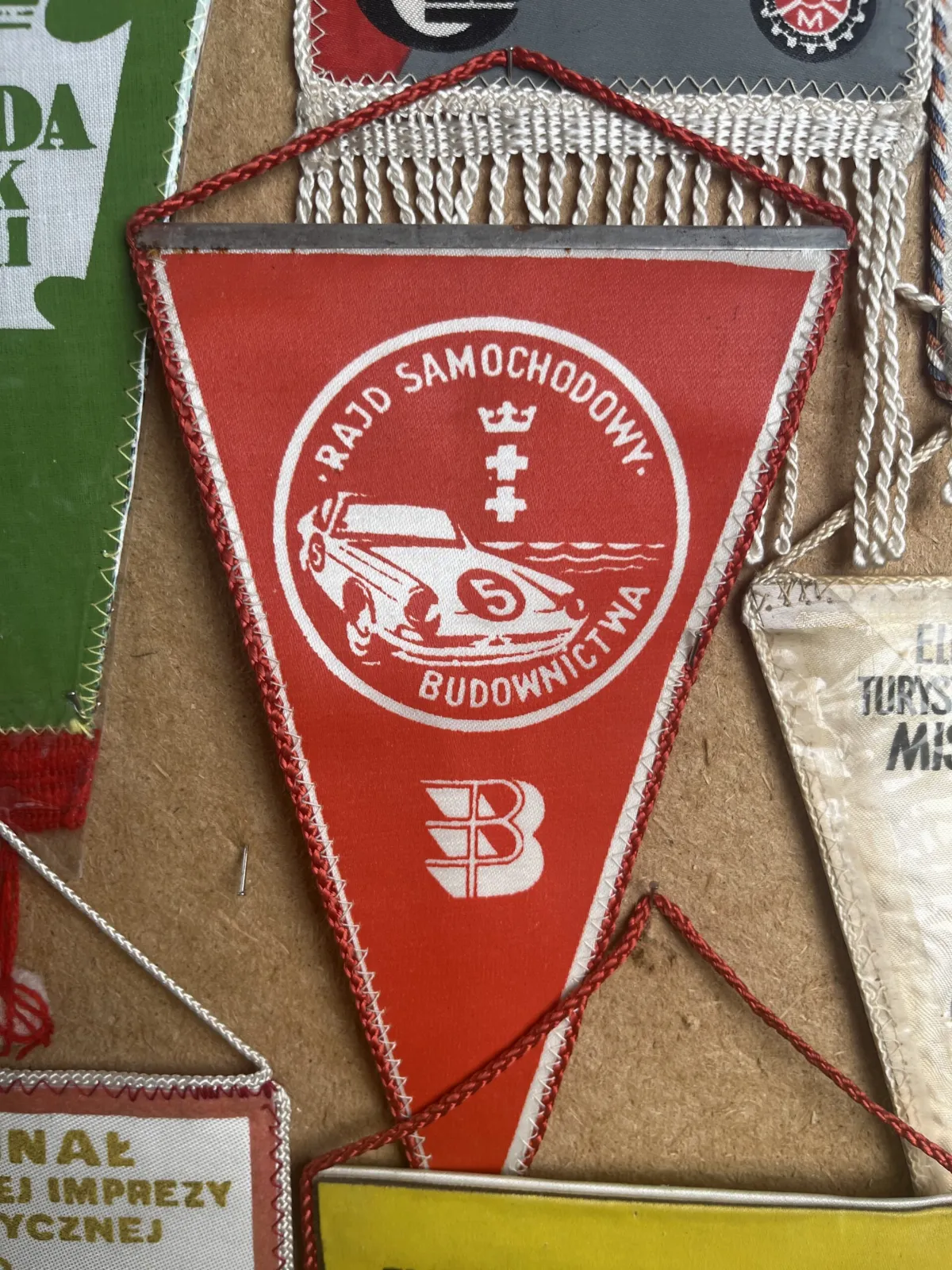 Proporczyk z Rajdu Samochodowego Budownictwa