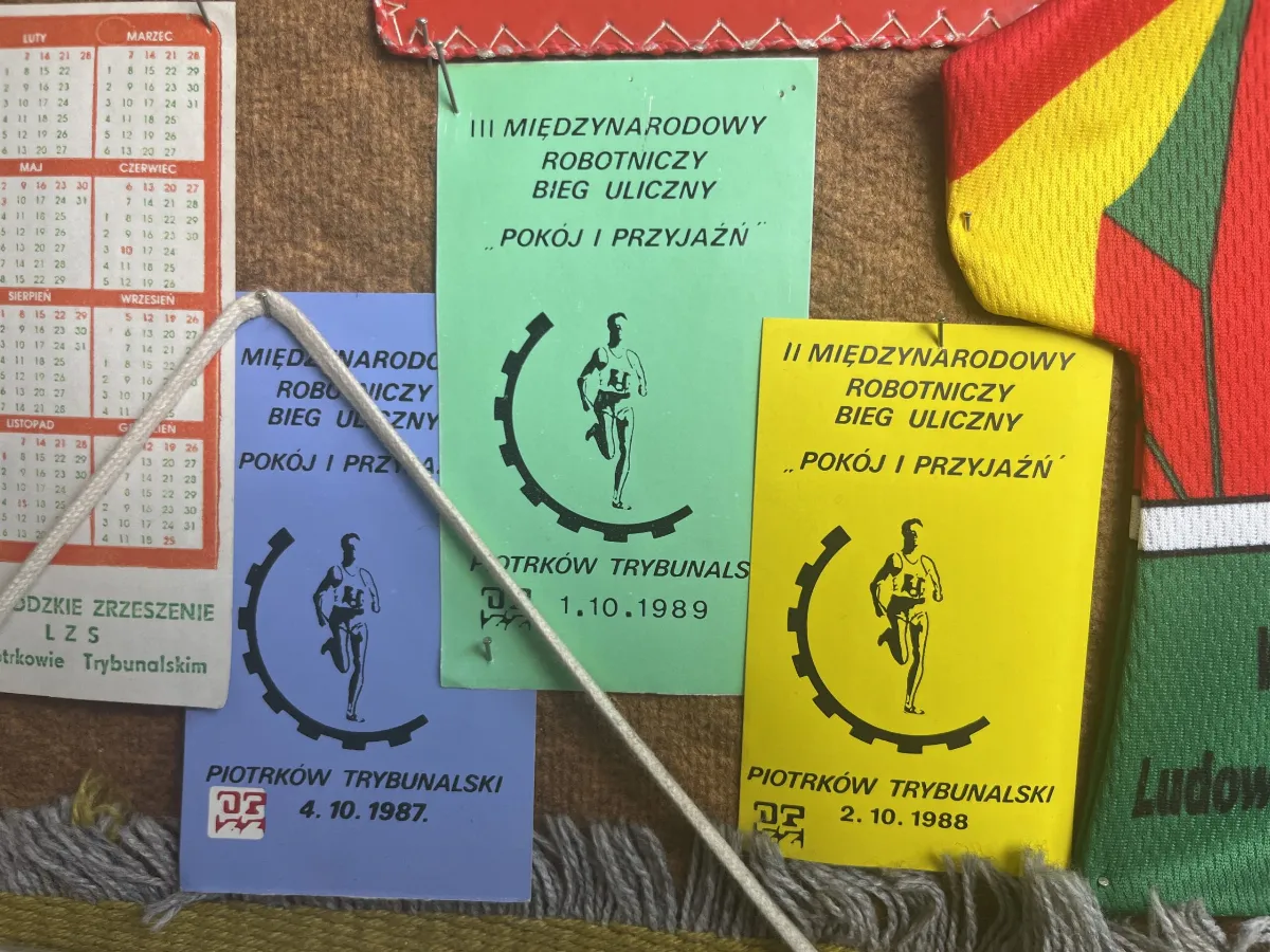 Proporczyk II i III Międzynarodowego Robotniczego Biegu Ulicznego 'Pokój i Przyjaźń'