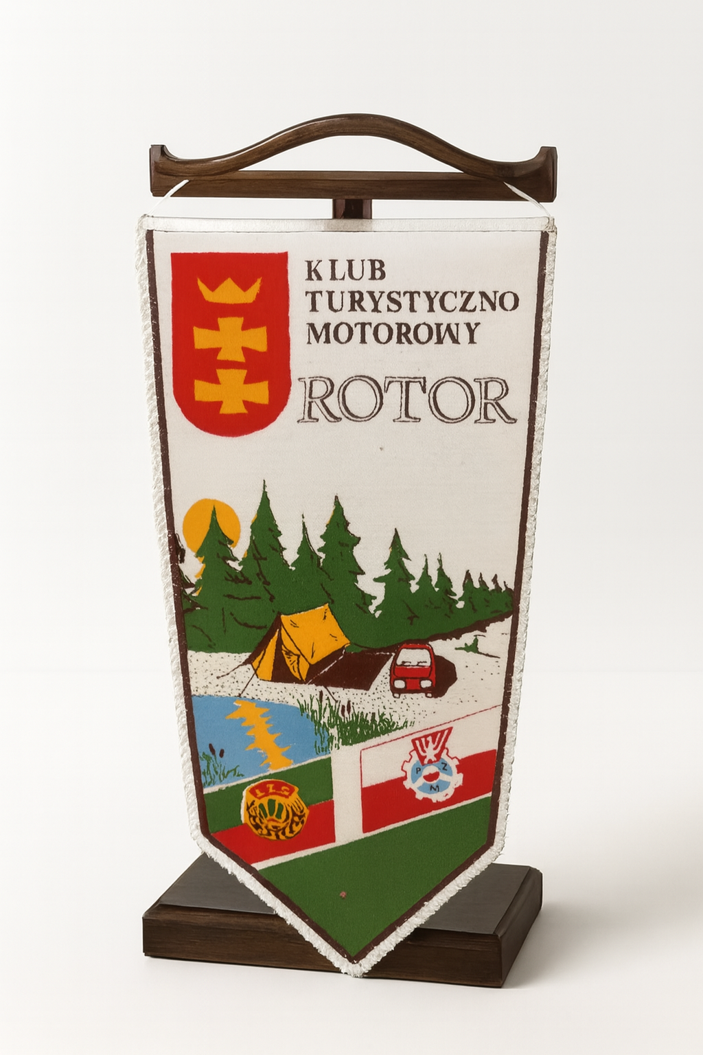 Proporczyk Klubu Turystyczno Motorowego Rotor Rusocin