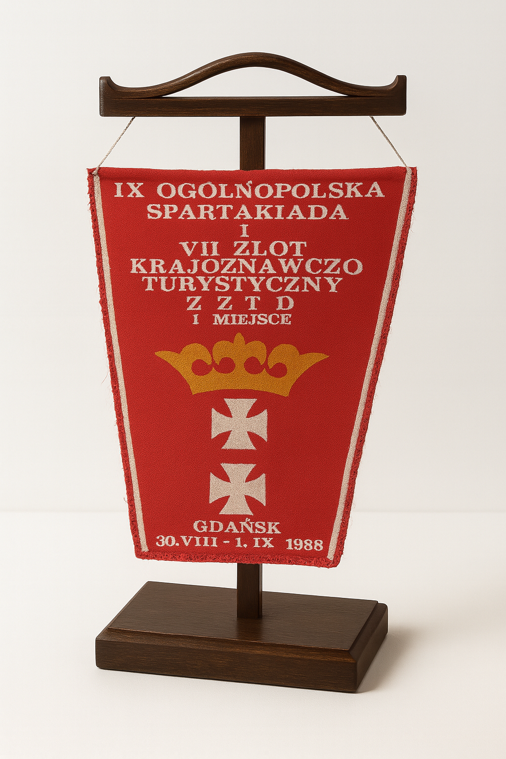 Proporczyk IX Ogólnopolskiej Spartakiady z 1968 roku