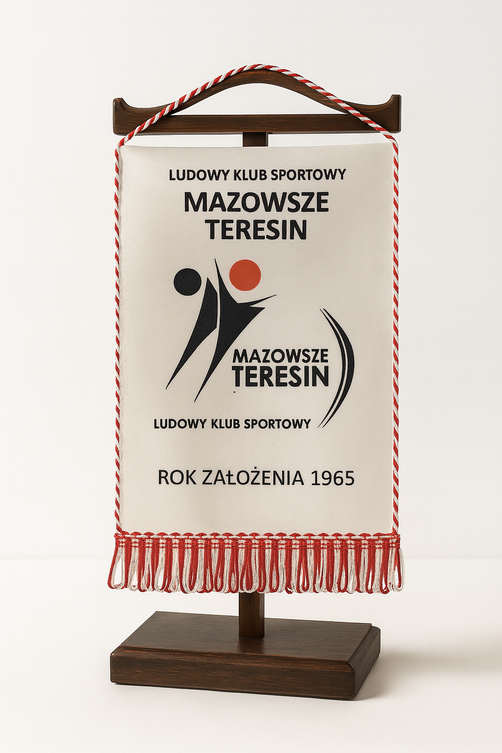 Proporczyk LKS Mazowsze Teresin, rok założenia 1965.