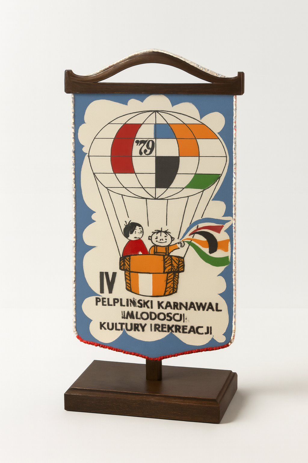 Proporczyk IV Pelplińskiego Festiwalu Młodości Kultury i Rekreacji 1979