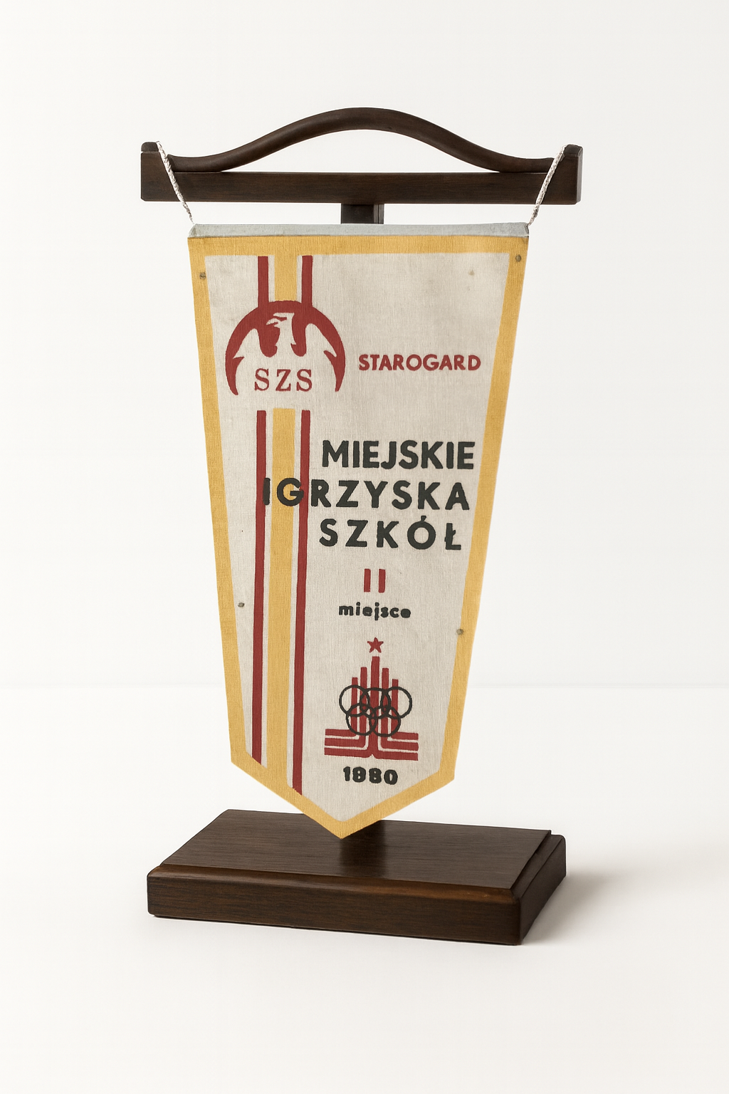 Proporczyk Miejskich Igrzysk Szkół SZS - Starogard 1980