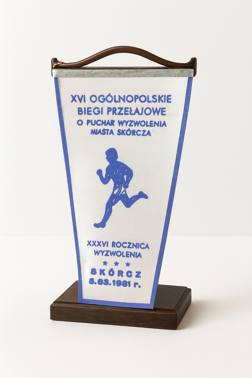Proporczyk z XVI Biegów Przełajowych w Skórczu