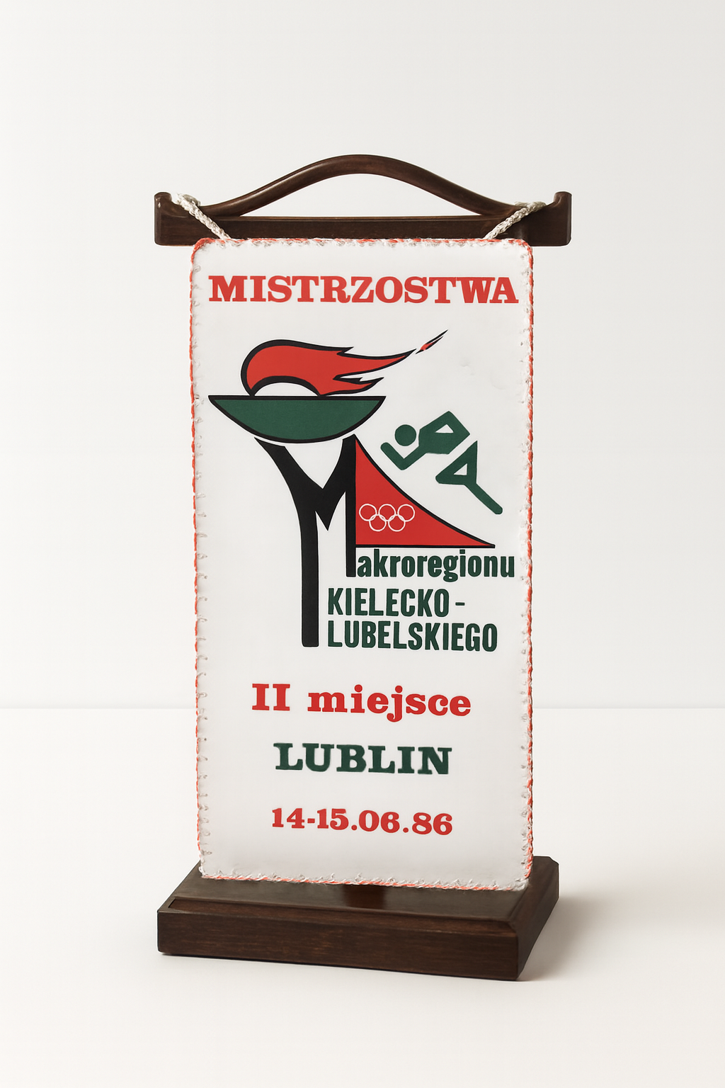 Proporczyk Mistrzostw Makroregionu Kielecko-Lubelskiego z 1986 roku