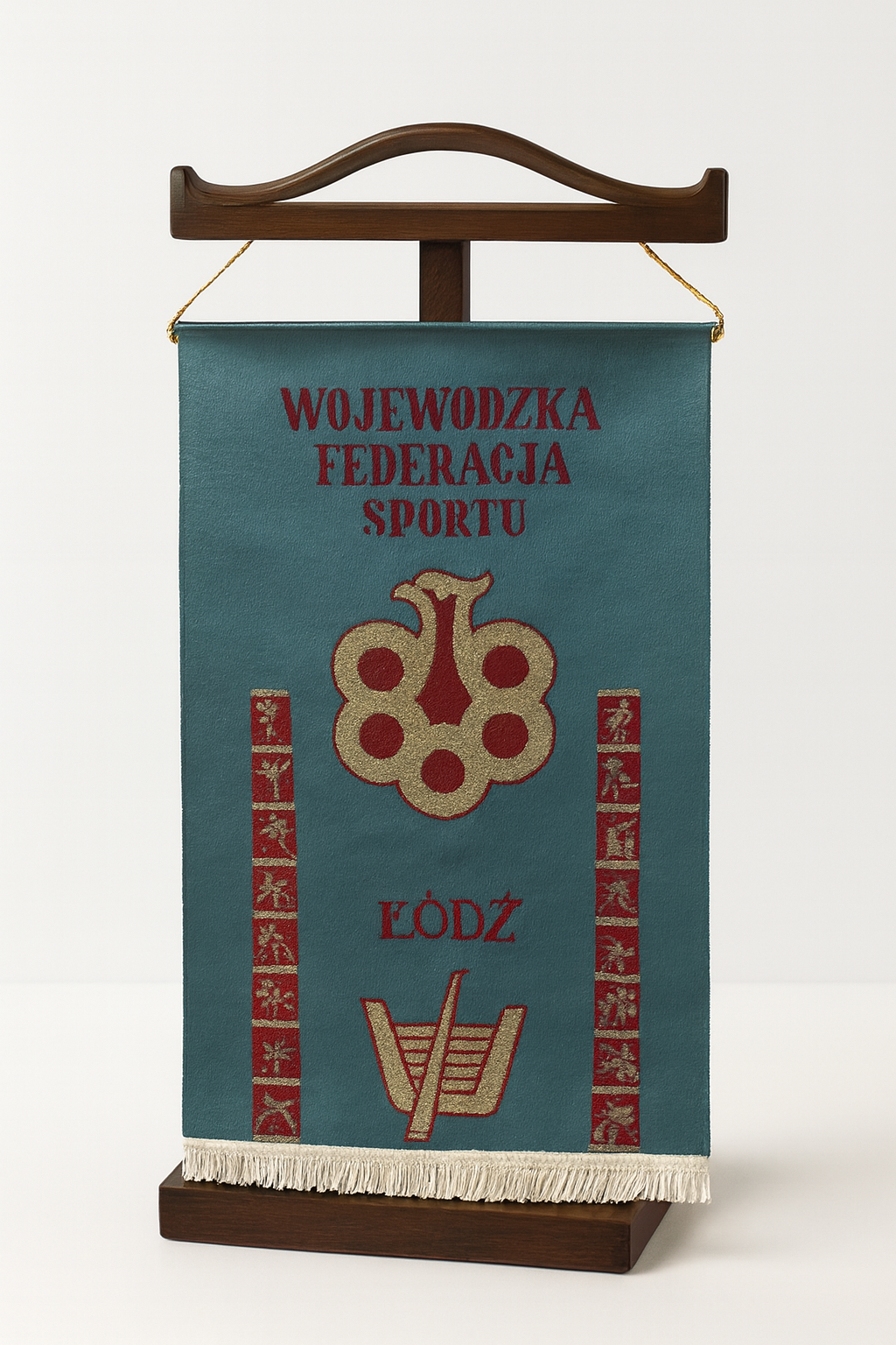 Proporczyk Wojewódzkiej Federacji Sportu z Łodzi