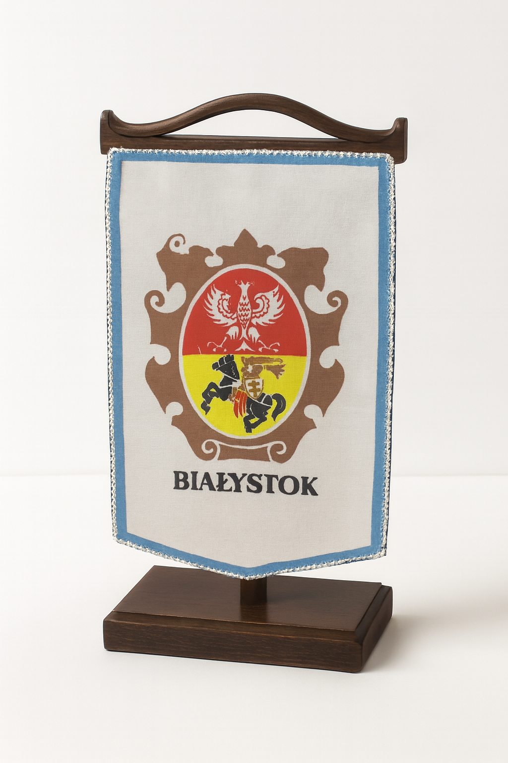 Proporczyk z herbem Białegostoku