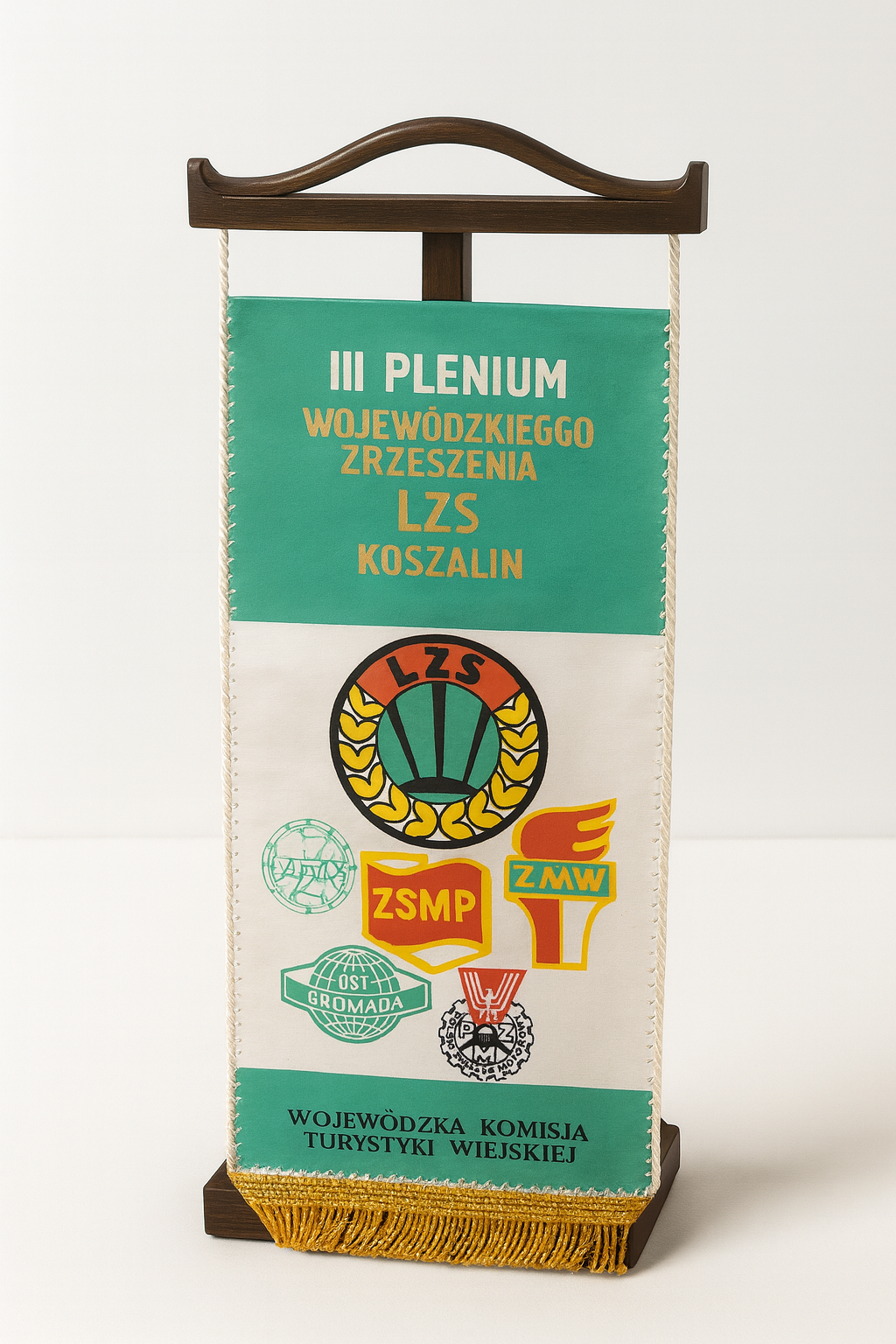 Proporczyk z III Plenum Wojewódzkiego Zrzeszenia LZS Koszalin