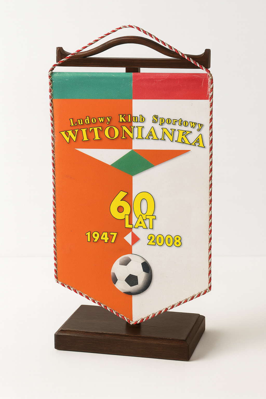 Proporczyk 60 lat LKS Witonianka 1947-2008