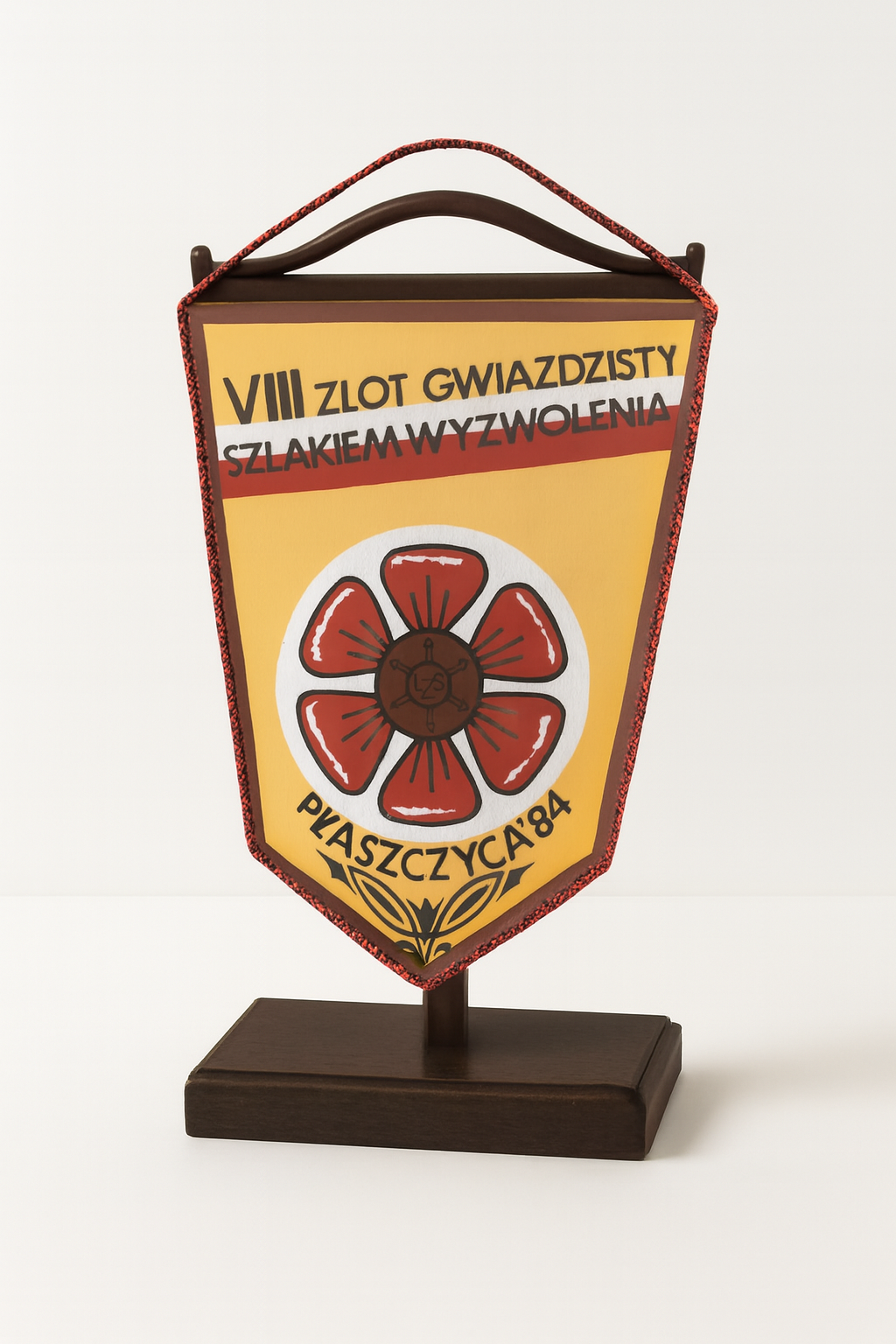 Proporczyk VIII Zlotu Gwiaździstego Szlakiem Wyzwolenia 1984