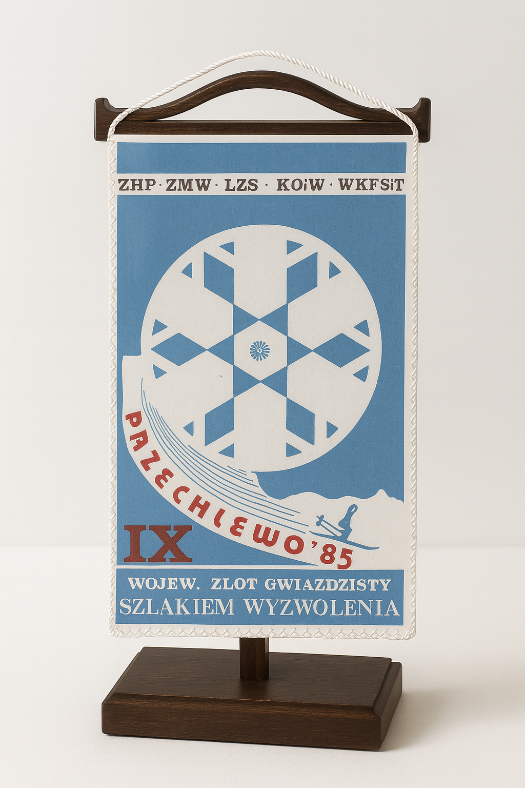 Proporczyk IX Wojewódzkiego Zlotu Gwiaździstego Szlakiem Wyzwolenia 1985