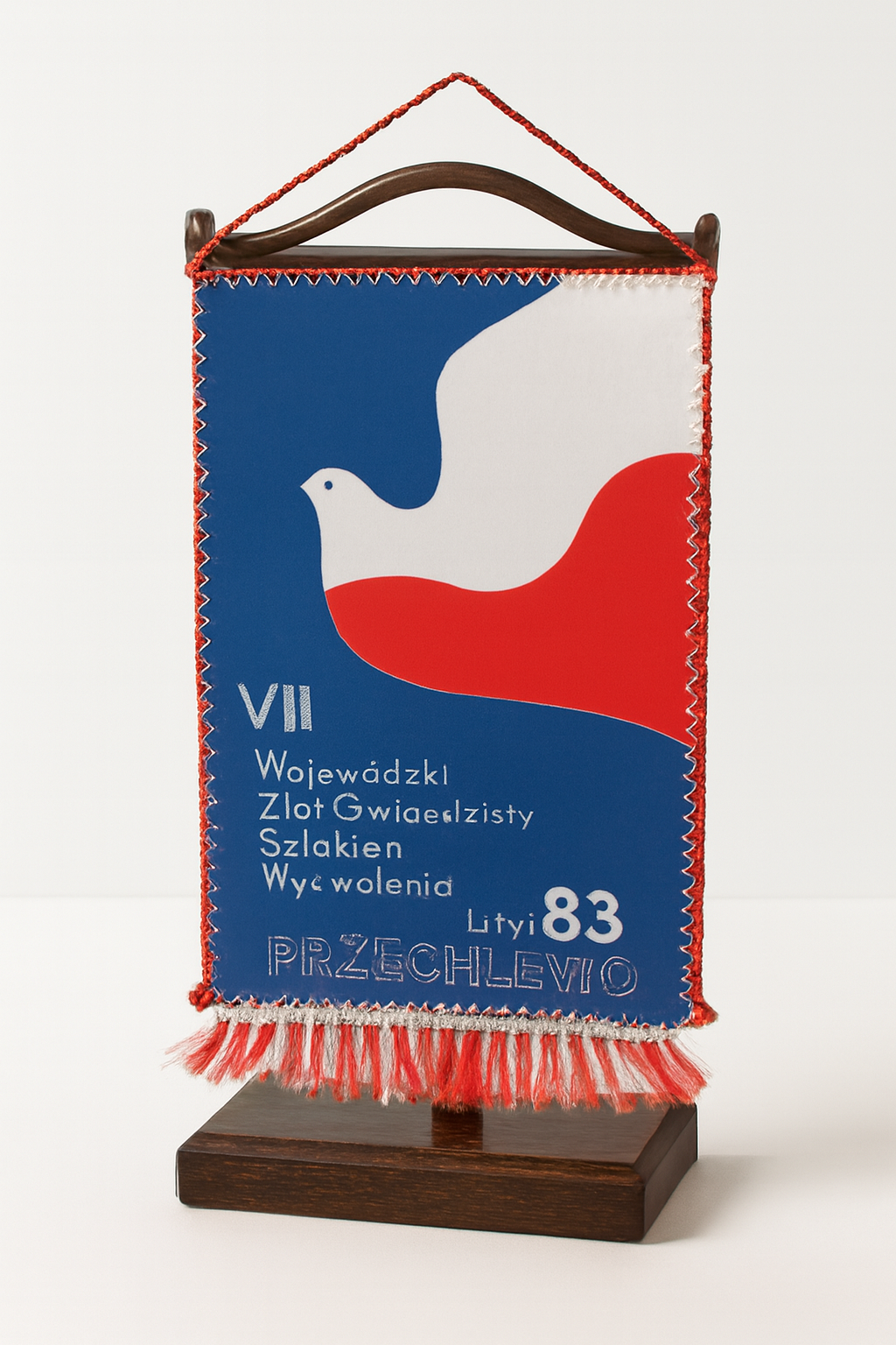 Proporczyk z VII Wojewódzkiego Zlotu Gwiaździstego, luty 1983, Przechlewo.