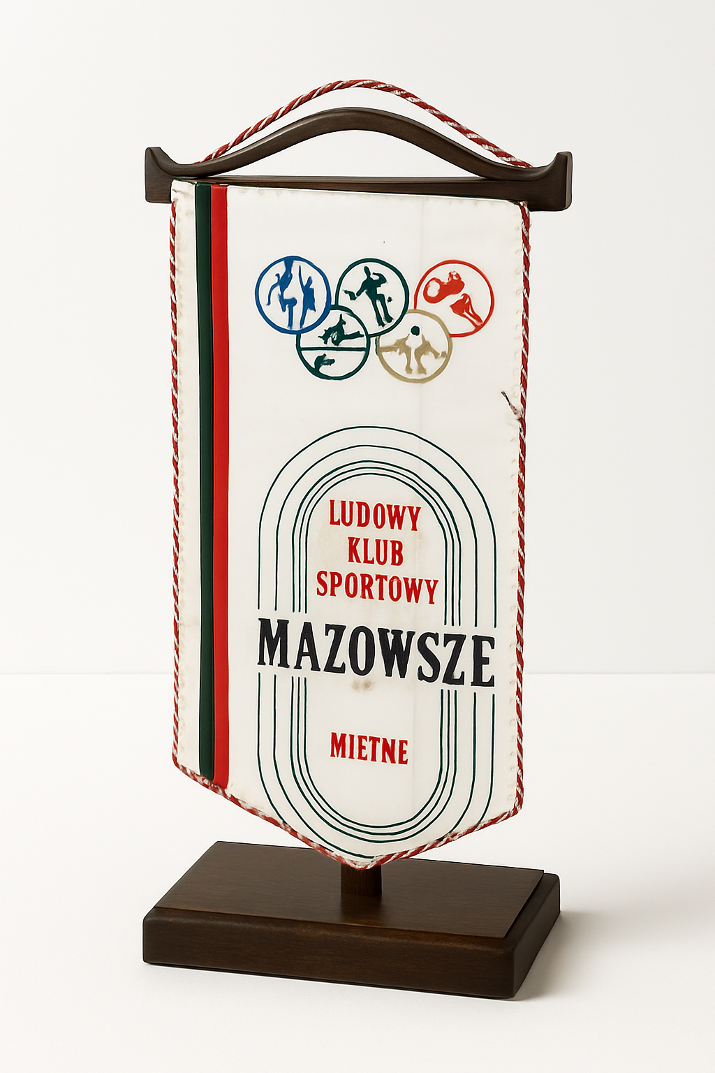 Proporczyk Ludowego Klubu Sportowego Mazowsze z Miętnego
