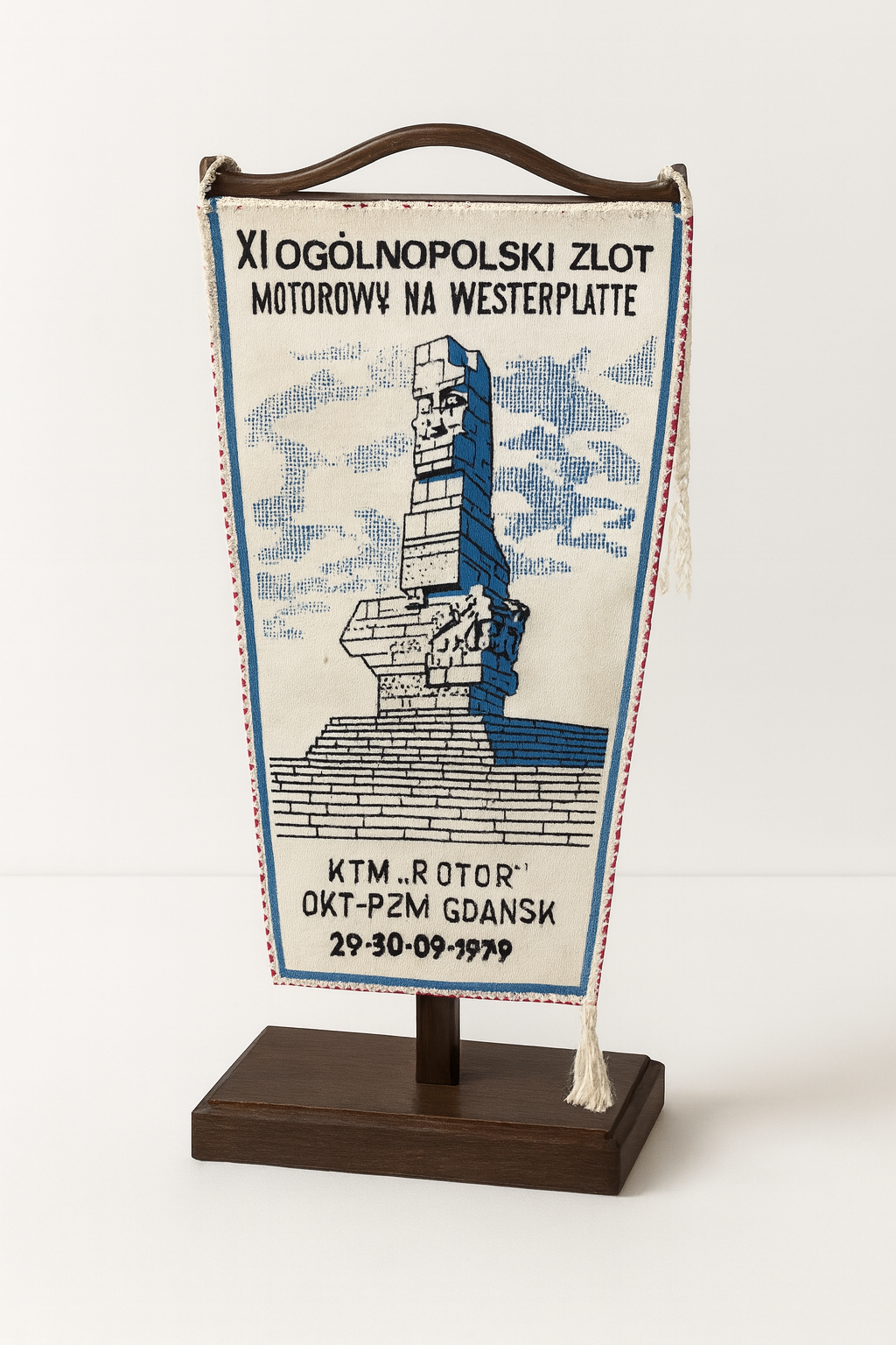 Proporczyk XI Ogólnopolskiego Zlotu Motorowego na Westerplatte, 1979