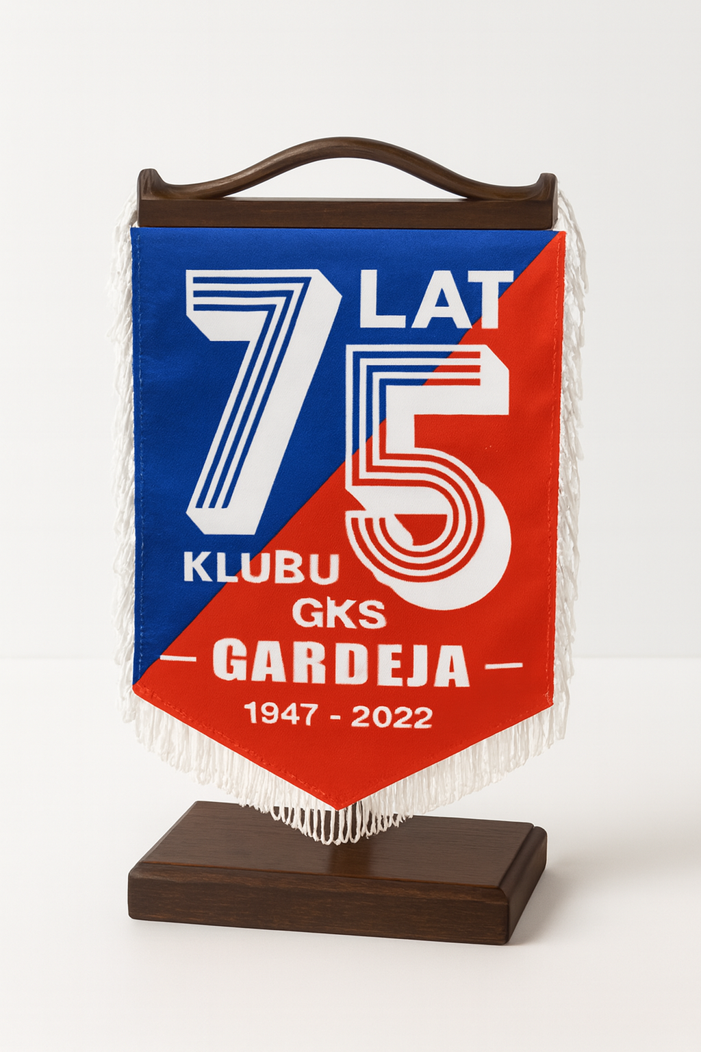 Proporczyk upamiętniający 75-lecie GKS Gardeja