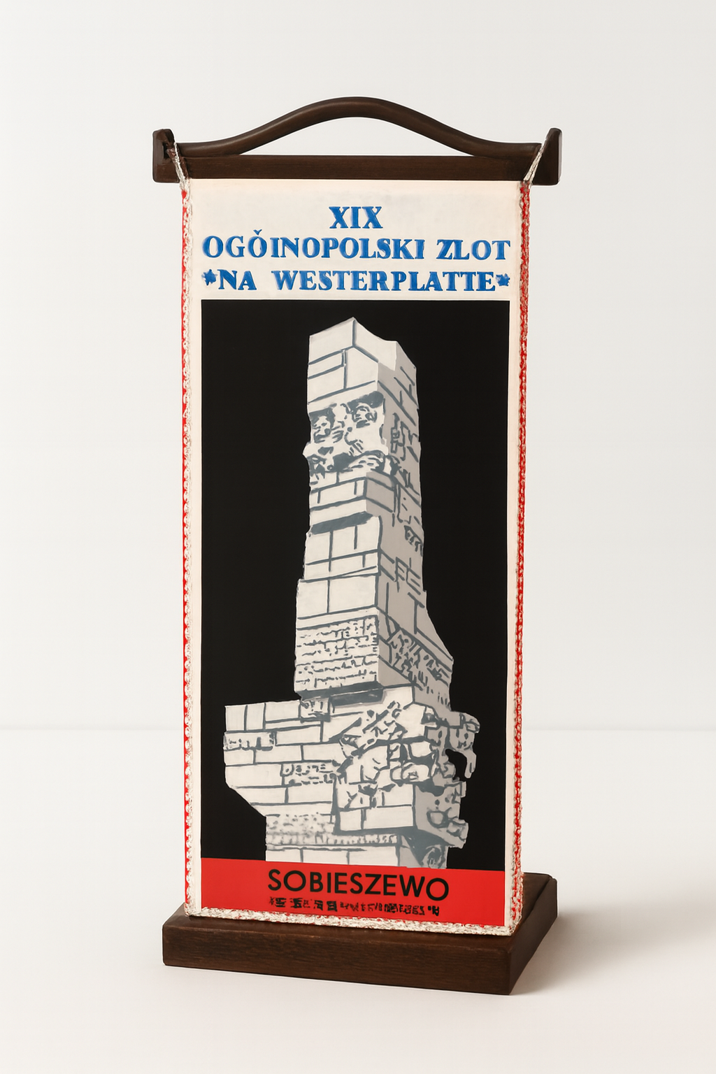 Proporczyk XIX Ogólnopolskiego Zlotu Na Westerplatte Sobieszewo 1987
