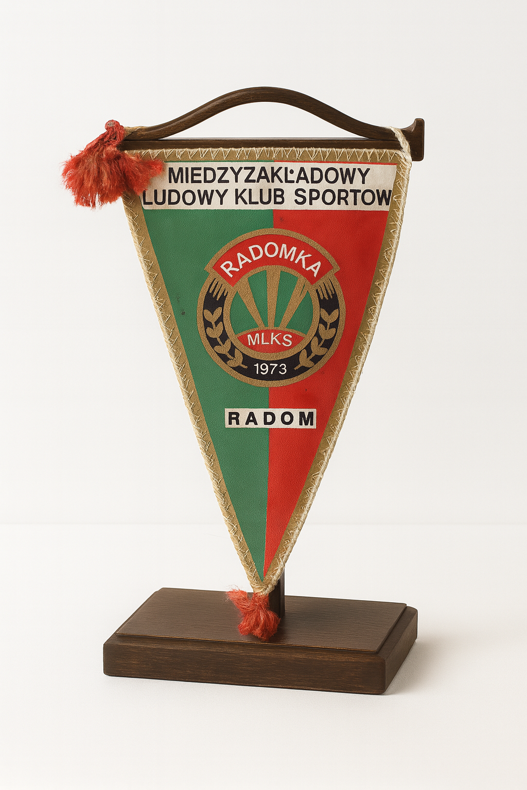 Proporczyk Międzyzakładowego Ludowego Klubu Sportowego Radomianka Radom 1973