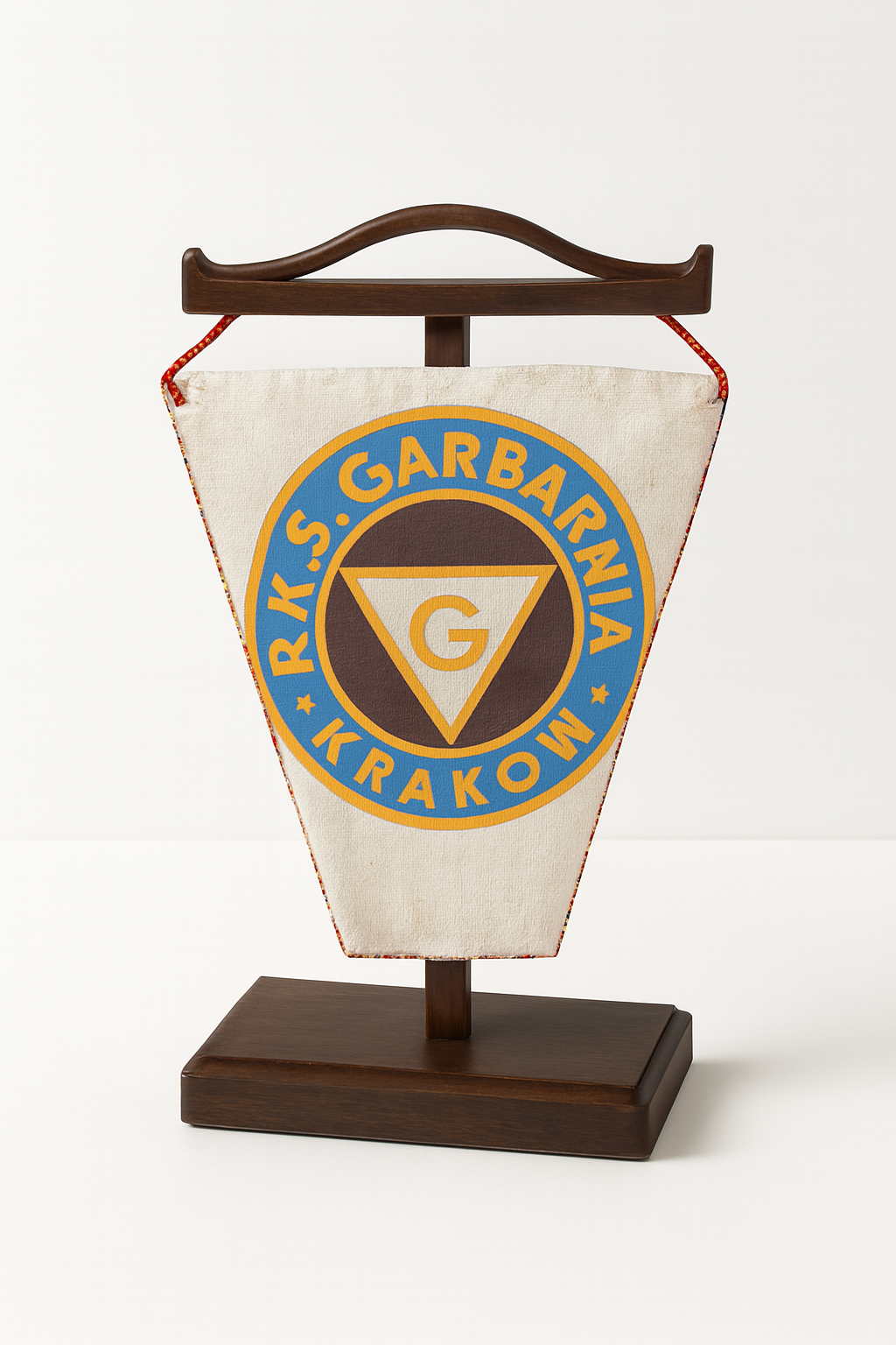 Proporczyk RKS Garbarnia Kraków z logo klubu
