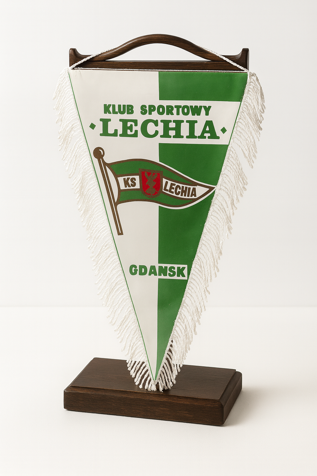 Proporczyk Klubu Sportowego Lechia Gdańsk