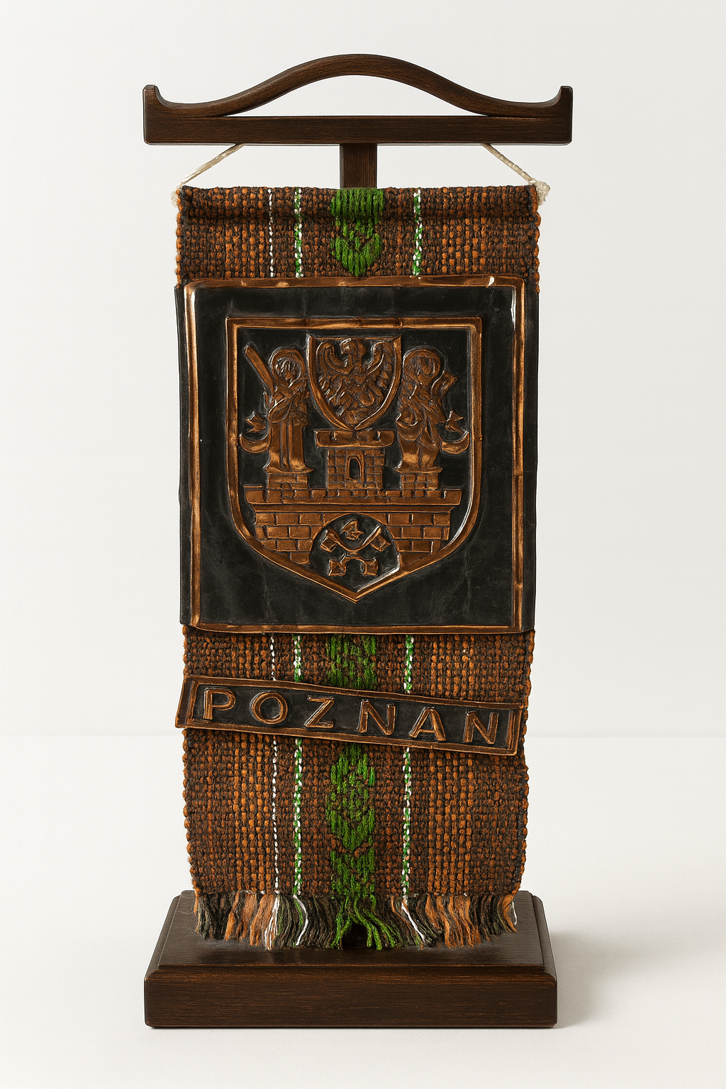 Proporczyk MKS Czarni z herbem Poznania