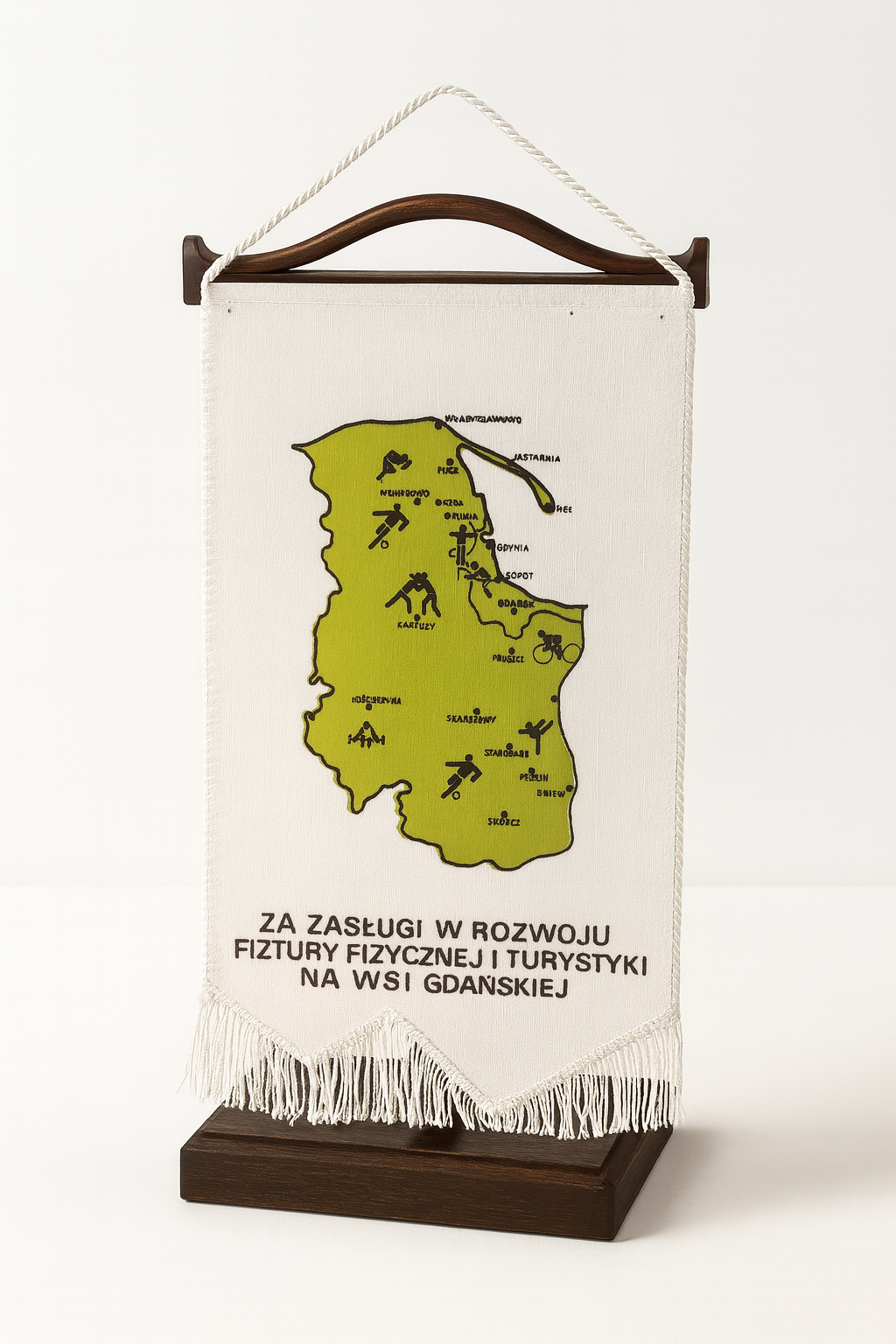 Proporczyk za zasługi w rozwoju kultury fizycznej i turystyki na wsi gdańskiej