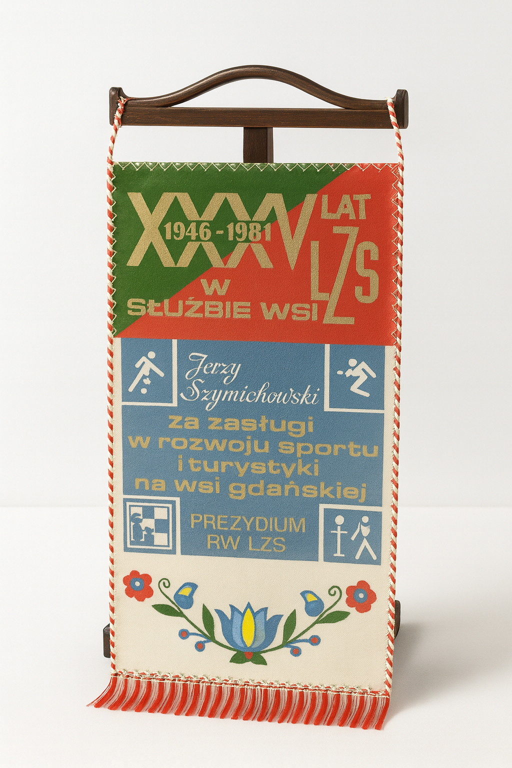 Proporczyk Jerzego Szymichowskiego z lat 1946-1981