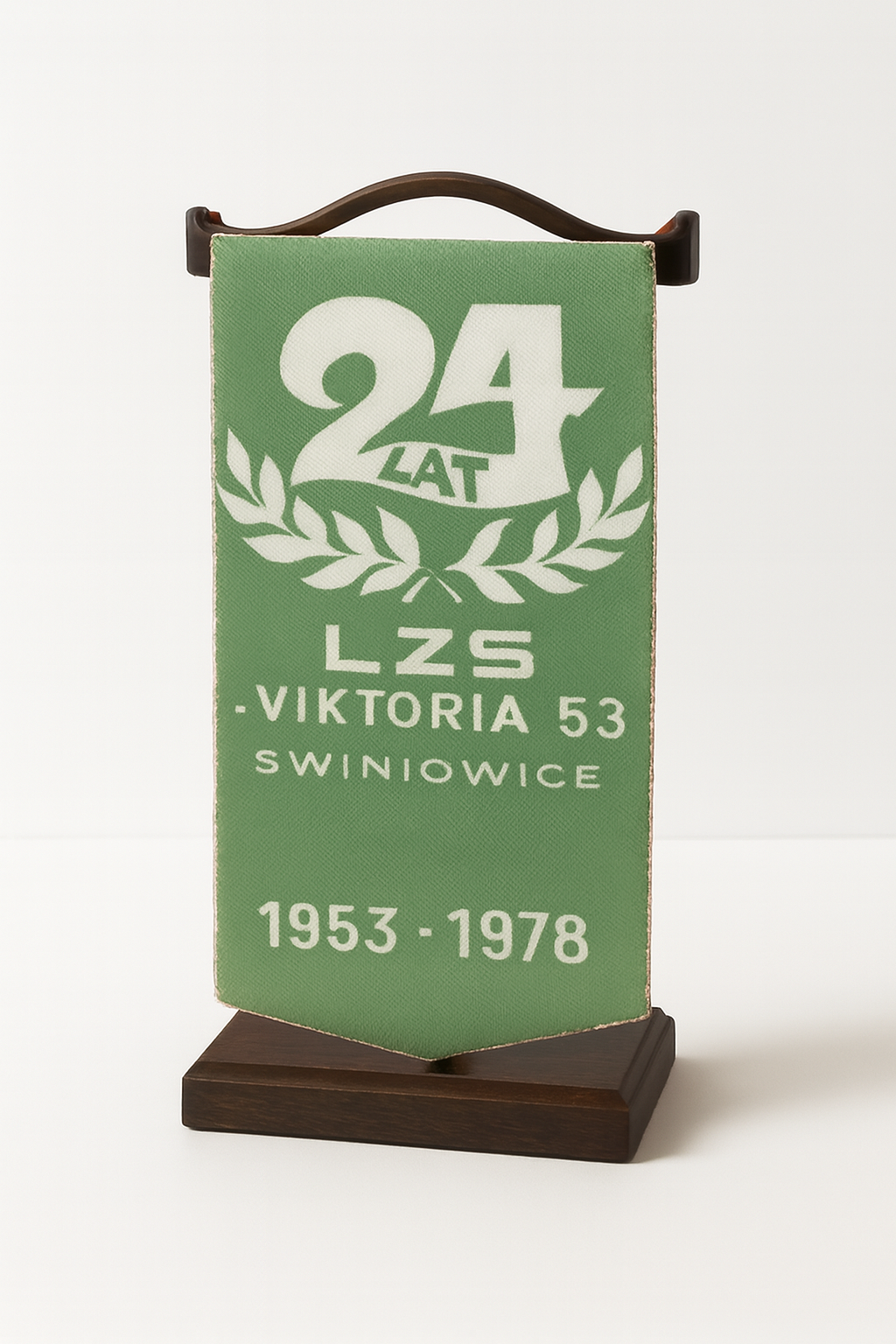 Proporczyk 25-lecia LZS Viktoria 53 Świniowice 1953-1978