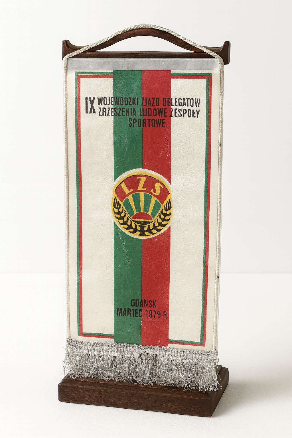 Proporczyk IX Wojewódzkiego Zjazdu Delegatów Zrzeszenia LZS z 1979 roku w Gdańsku