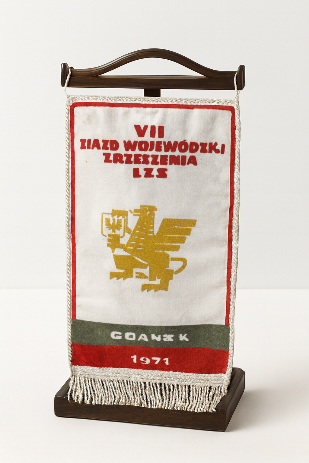 Proporczyk VII Zjazdu Wojewódzkiego Zrzeszenia LZS w Gdańsku, 1977