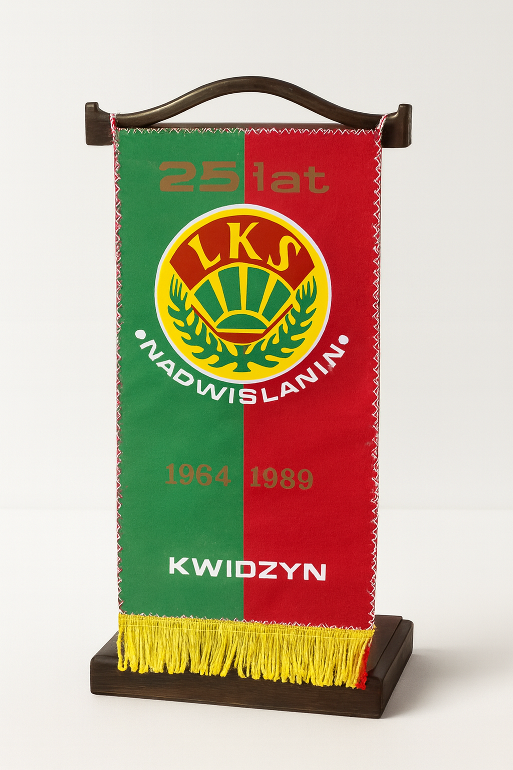 Proporczyk LKS Nadwiślanin Kwidzyn 25-lecie 1964-1989