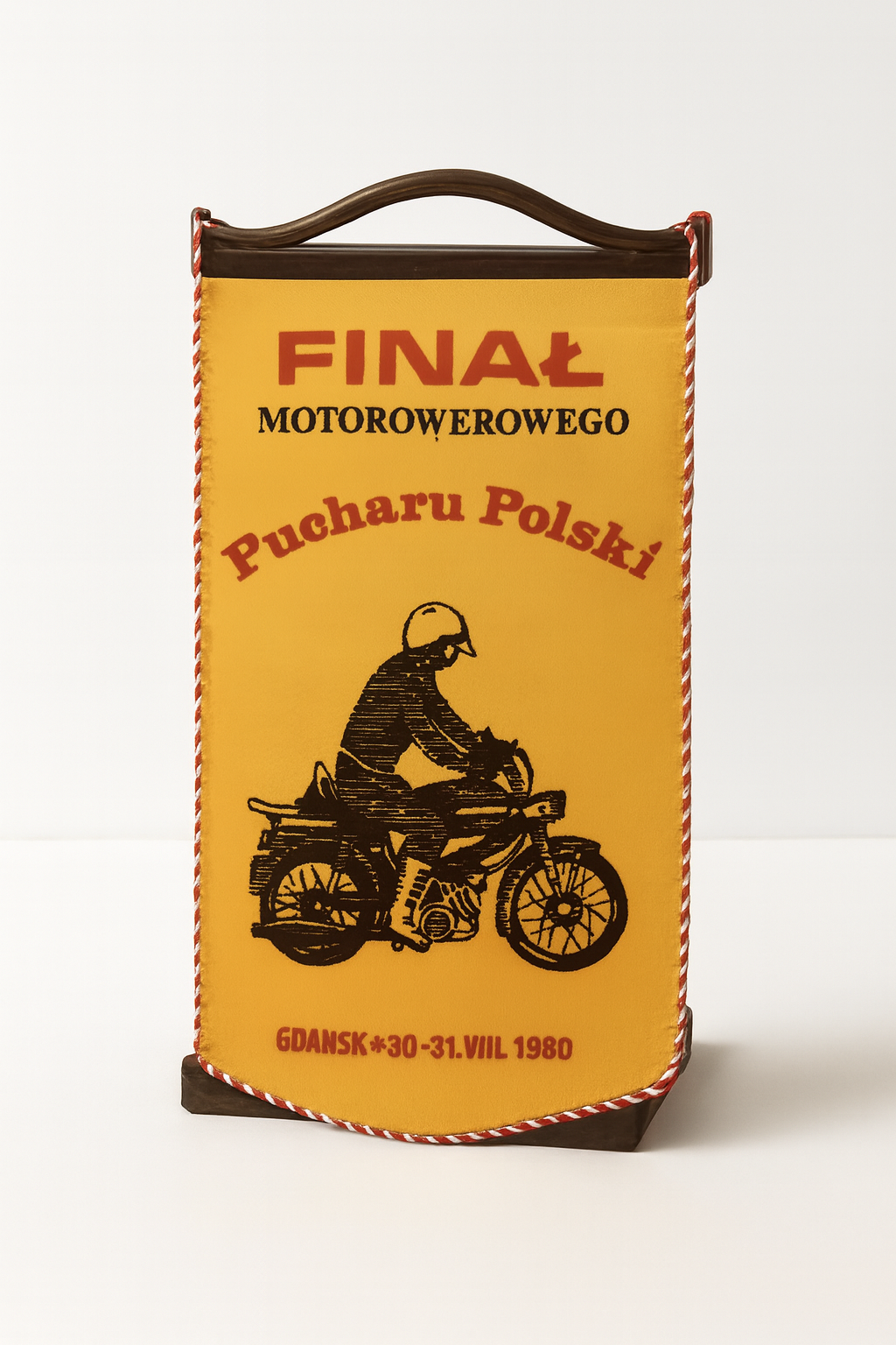 Proporczyk Finału Motorowego Pucharu Polski z Gdańska 1980