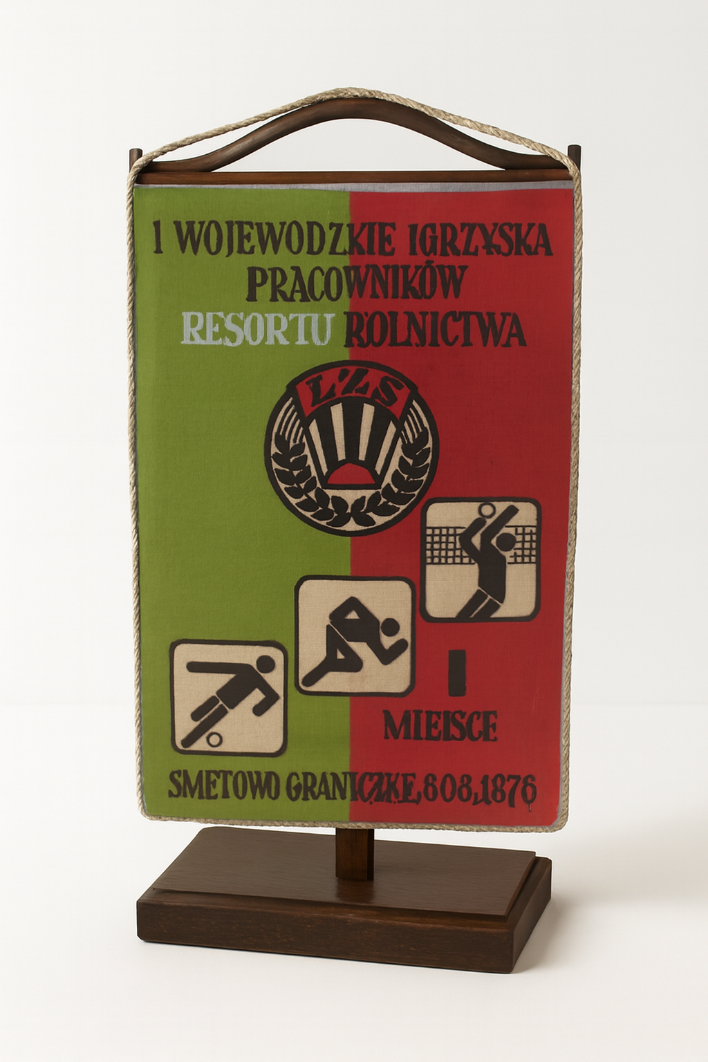 Proporczyk I Miejsca I Wojewódzkich Igrzysk Pracowników Resortu Rolnictwa