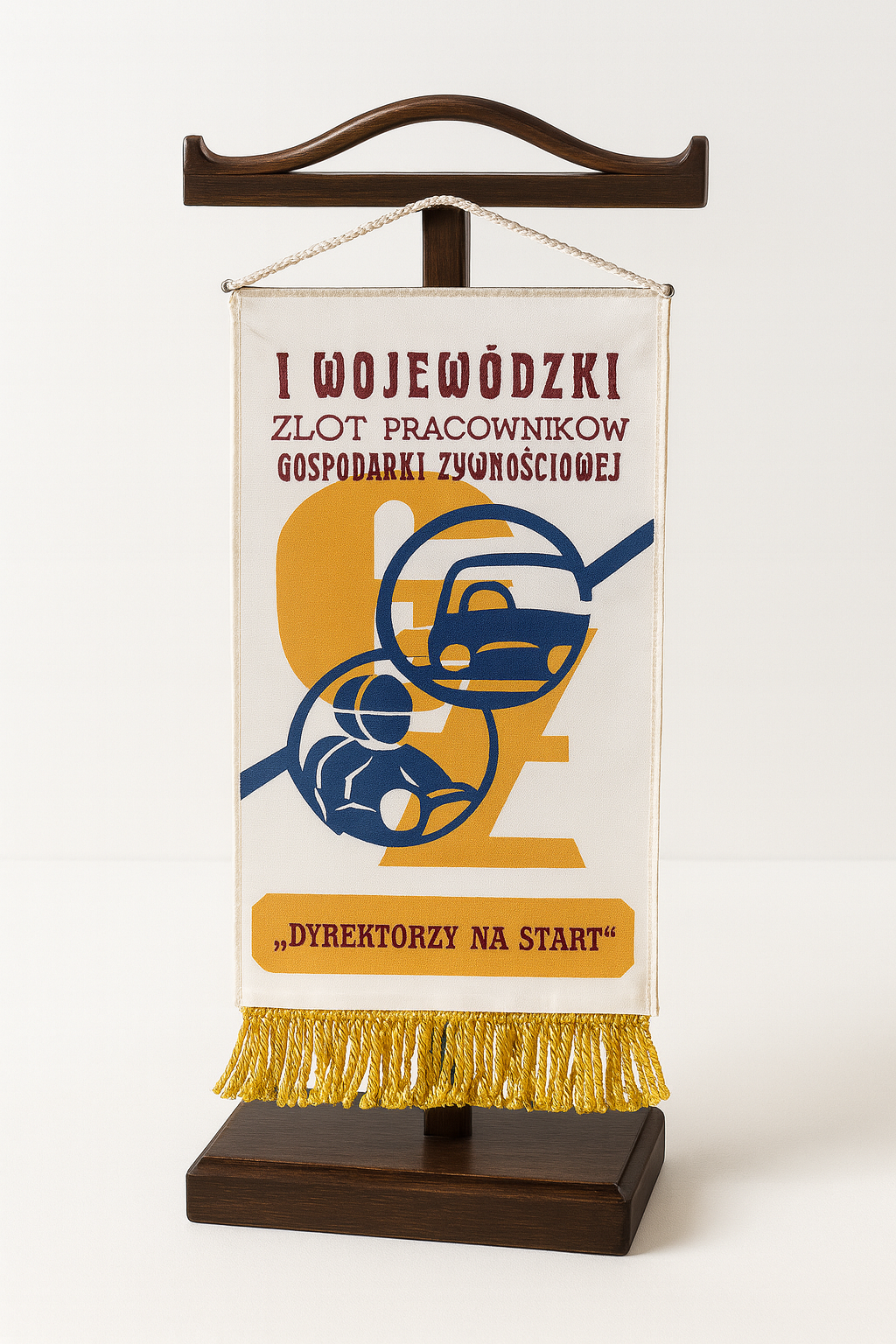 Proporczyk z I Wojewódzkiego Zlotu Pracowników Gospodarki Żywnościowej 1979