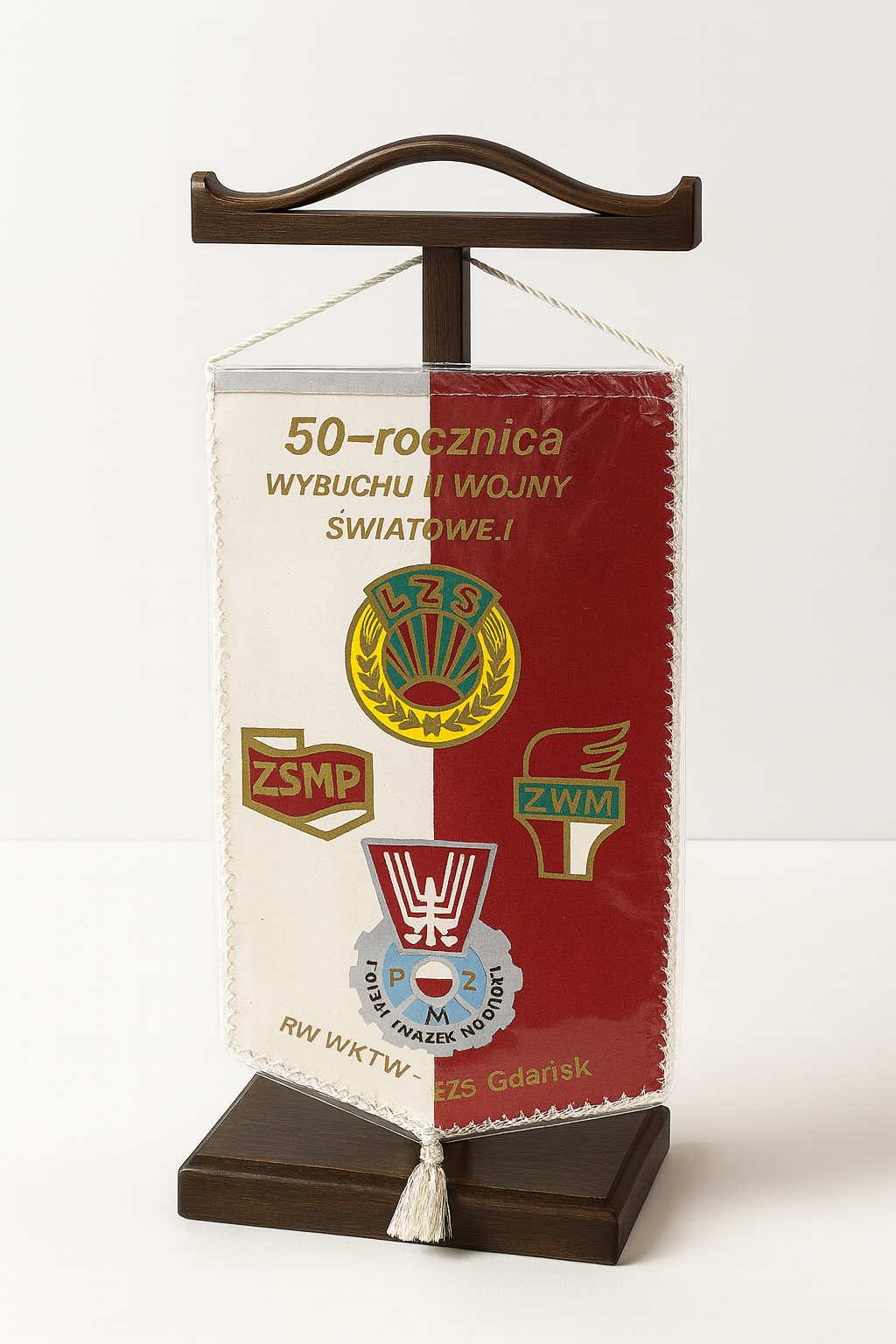 Proporczyk z 50. rocznicy wybuchu II wojny światowej