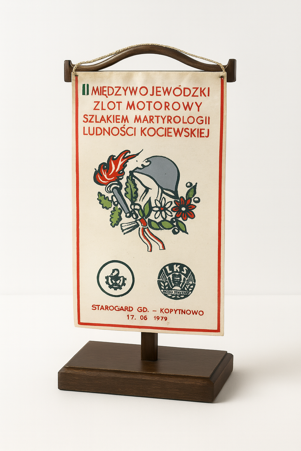 Proporczyk II Międzywojewódzkiego Zlotu Motorowego Szlakiem Martrologii Ludności Kociewskiej