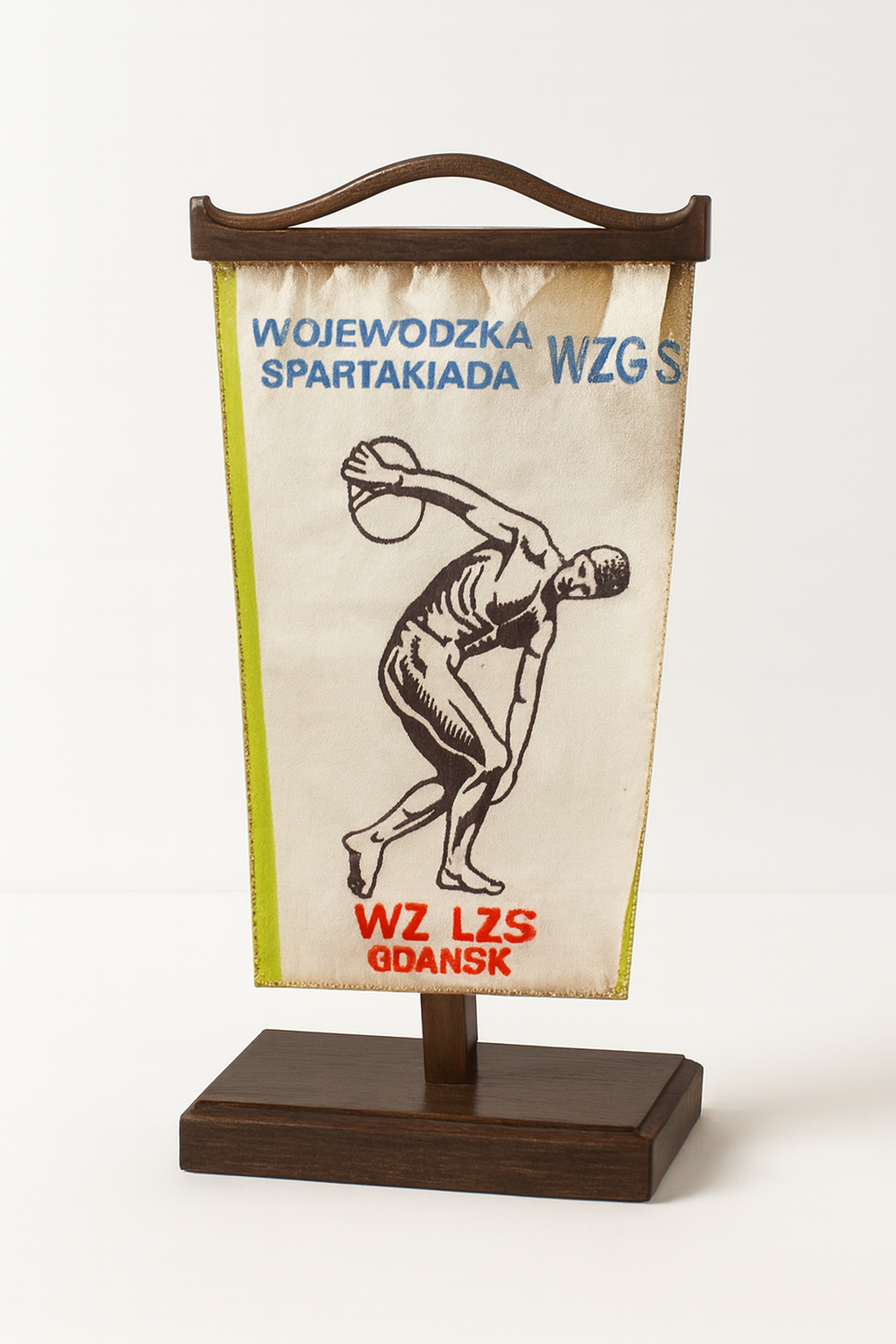 Proporczyk z Wojewódzkiej Spartakiady WZGS z 2020 roku w Gołębiewku