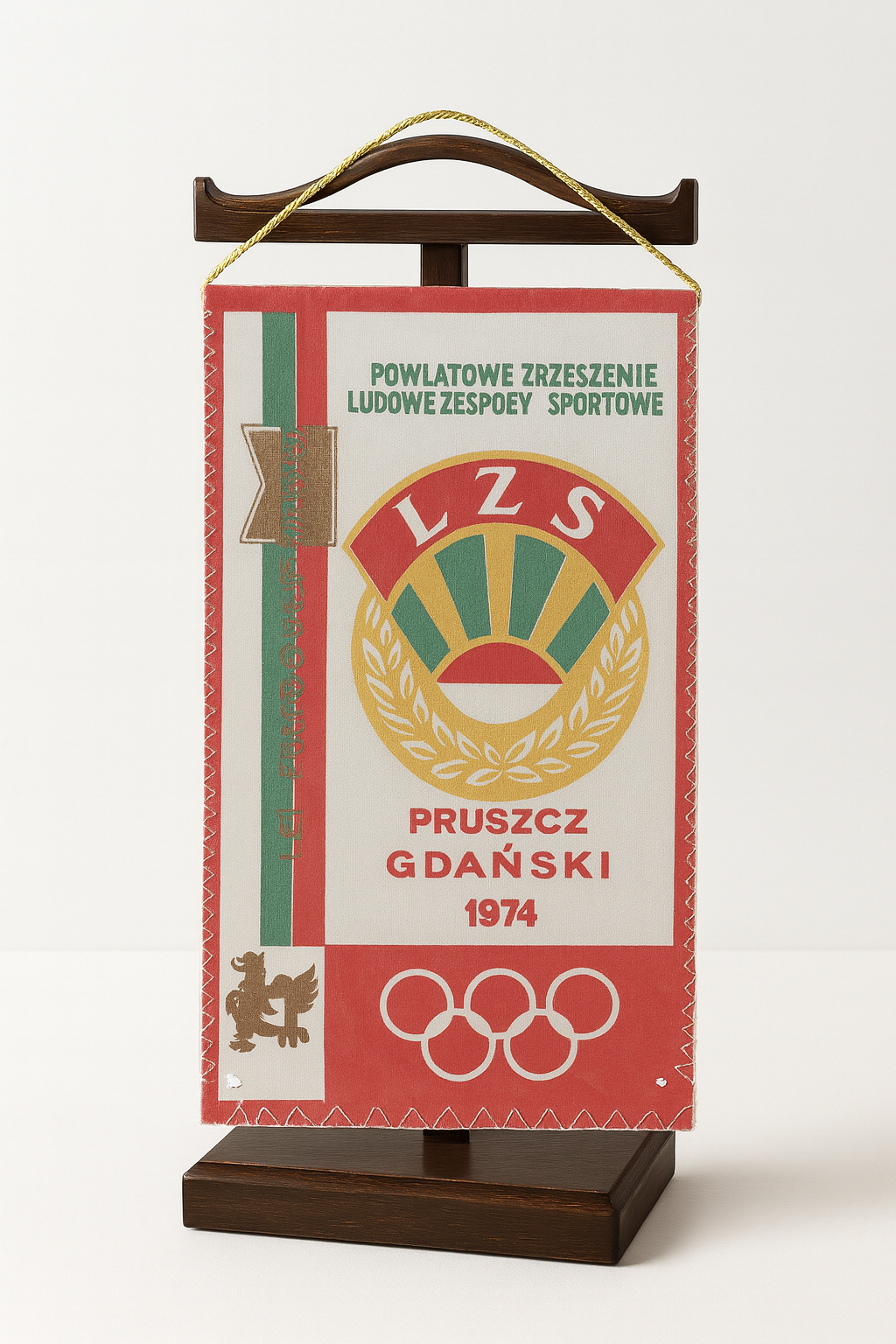 Proporczyk Powiatowego Zrzeszenia LZS Starogard Gdański z 1974 roku