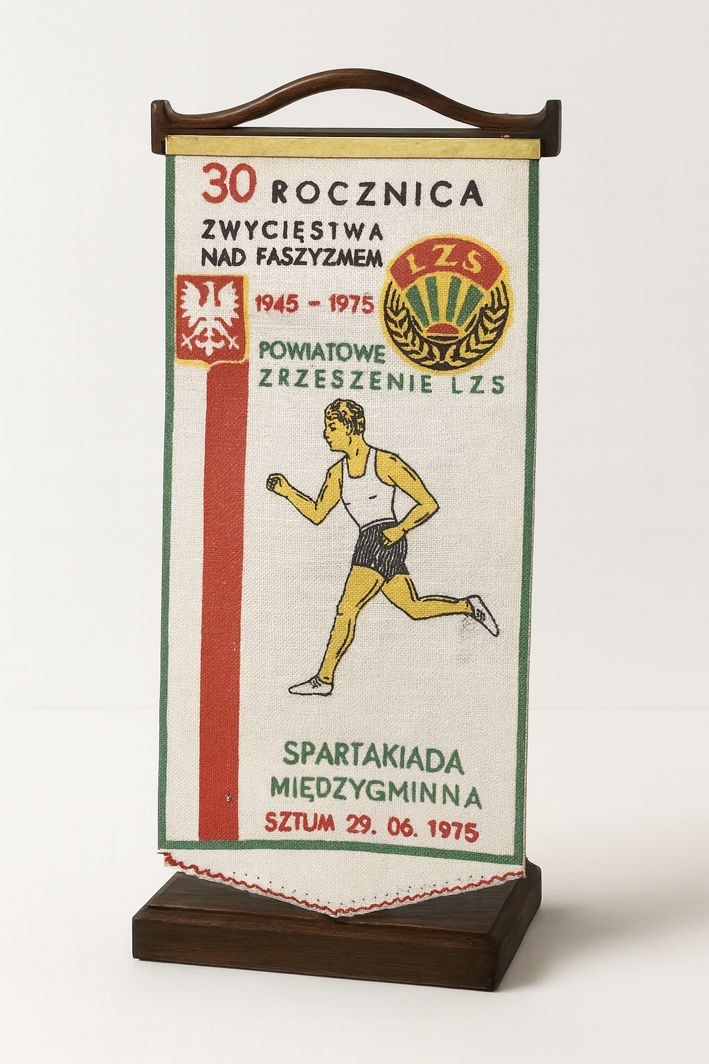 Proporczyk 30. rocznicy zwycięstwa nad faszyzmem - Spartakiada Międzygminna 1975