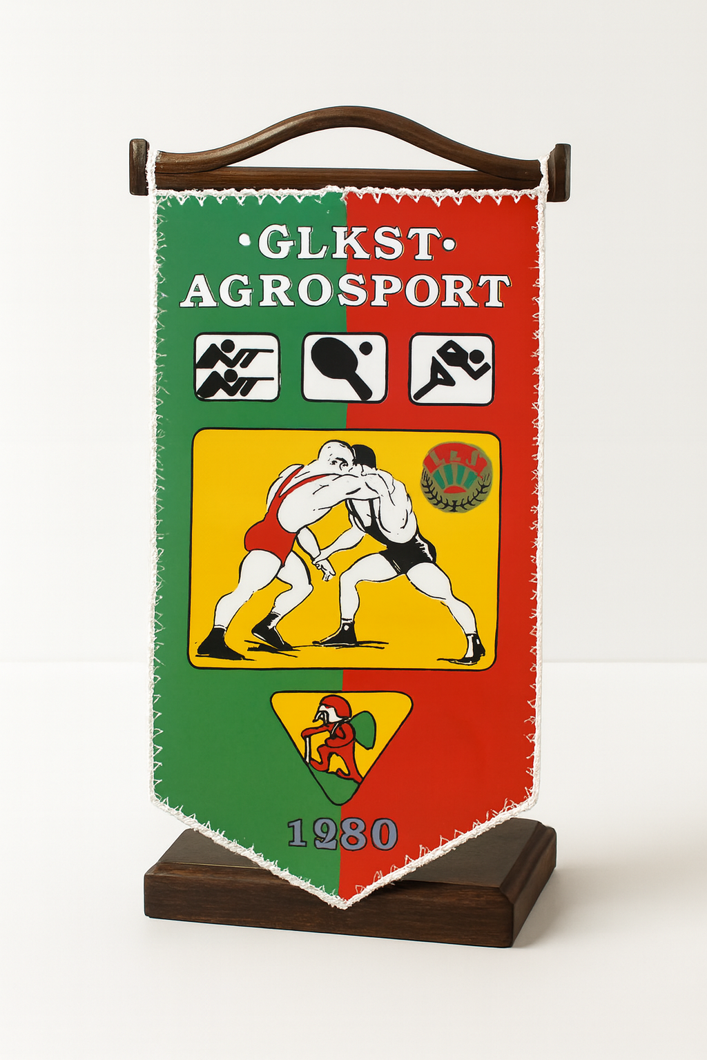 Proporczyk GLKST Agrosport z Zespołu Szkół Rolniczych, 1980