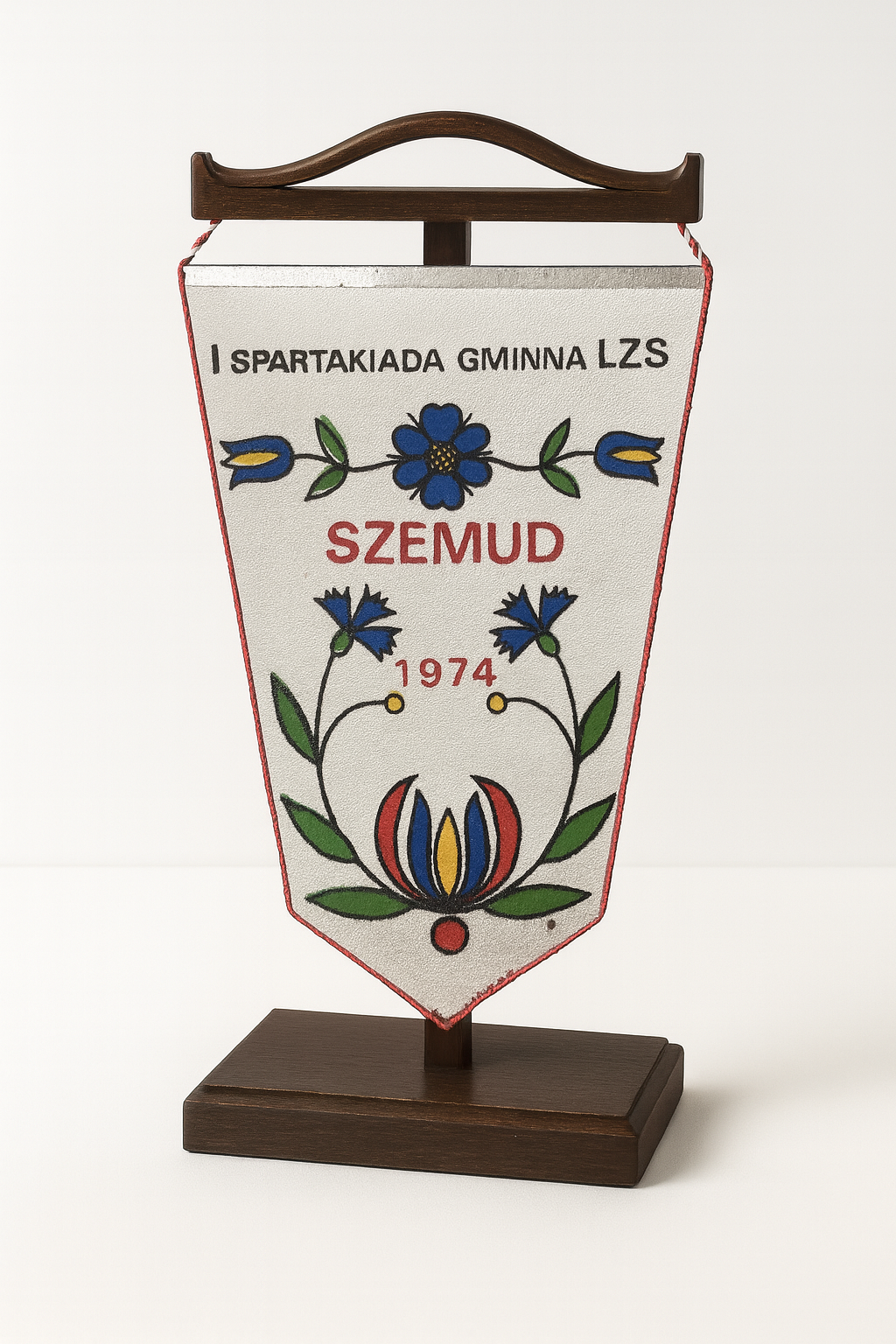 Proporczyk I Spartakiady Gminnej LZS Szemud z 1974 roku