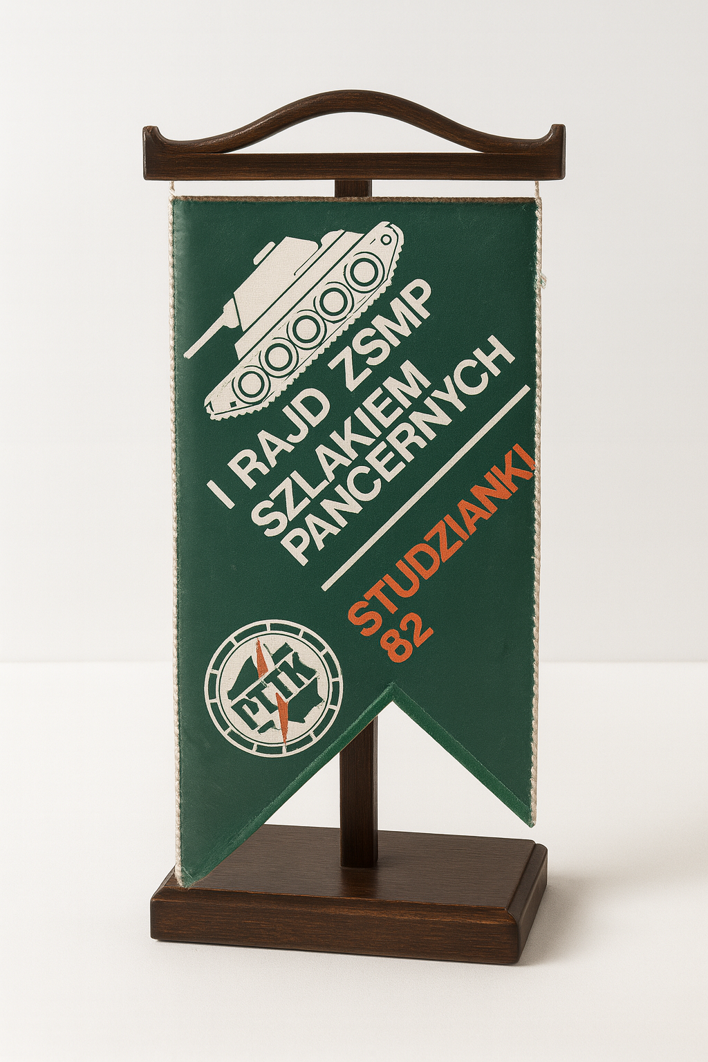 Proporczyk I Rajd ZSMP Szlakiem Pancernych 1982