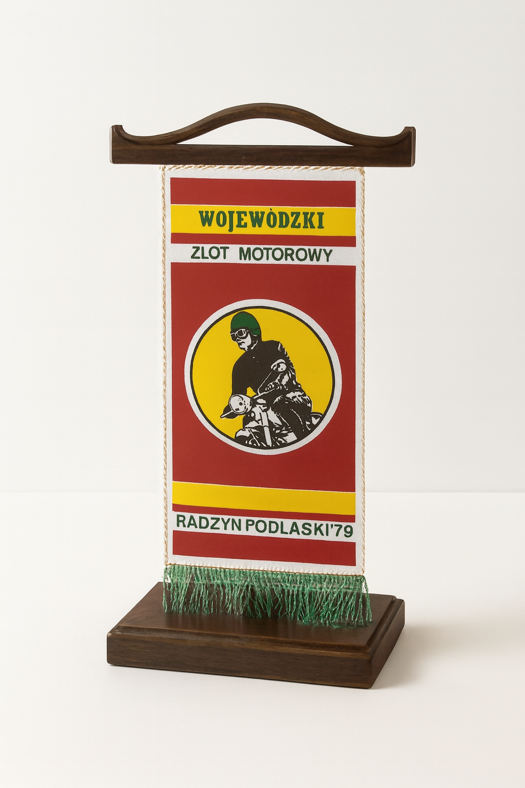 Proporczyk z Wojewódzkiego Zlotu Motorowego 1979 Radzyń Podlaski