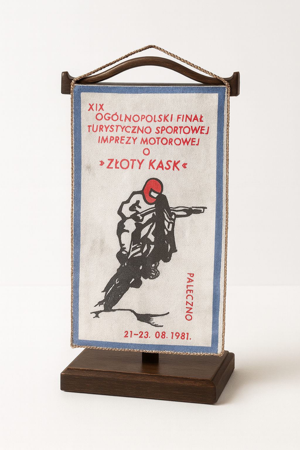 Proporczyk XIX Ogólnopolskiego Finału Turystyczno-Sportowego o Złoty Kask