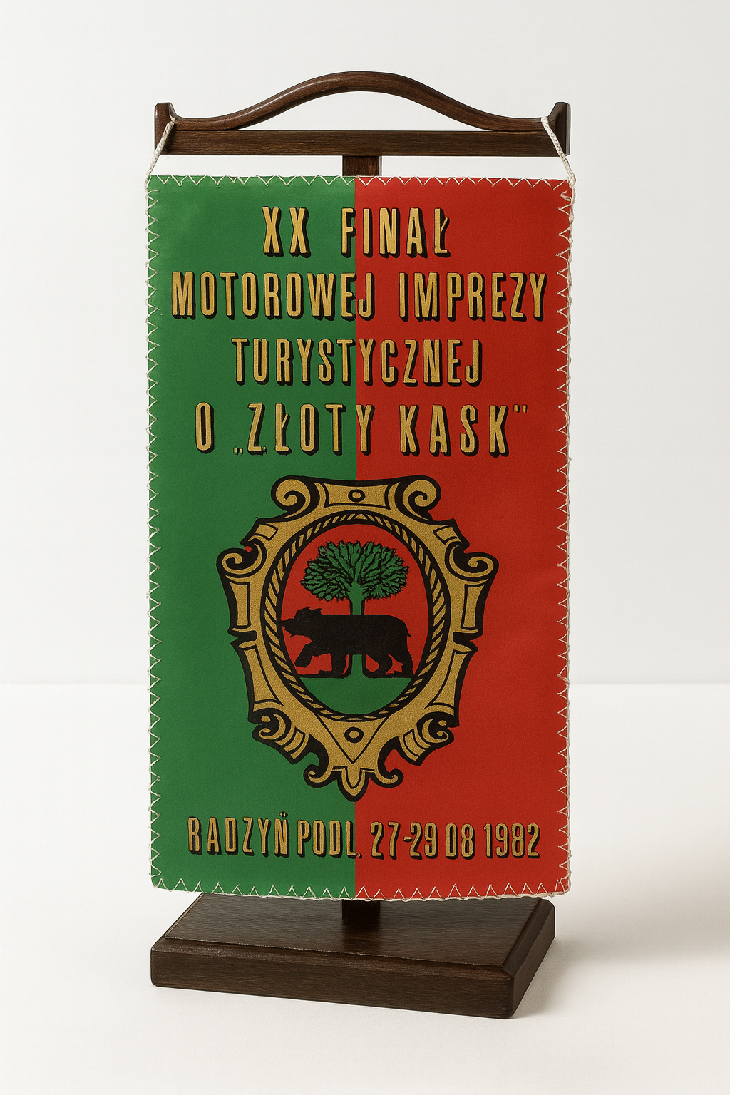 Proporczyk XX Finału Motorowej Imprezy Turystycznej Złoty Kask