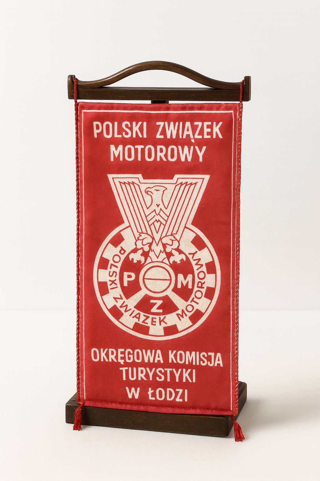 Proporczyk Polskiego Związku Motorowego Okręgowej Komisji Turystyki w Łodzi
