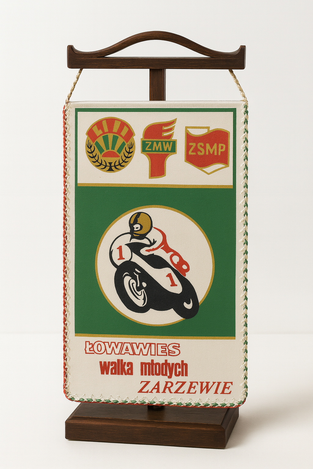 Proporczyk z imprezy Walka Młodych LZS w Zarzewie