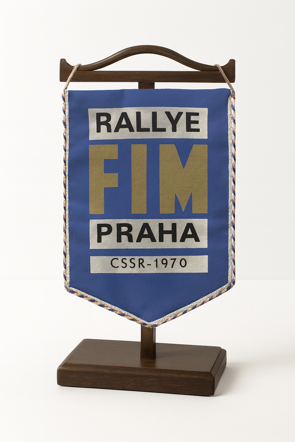 Proporczyk Rallye Fim Praha z 1970 roku