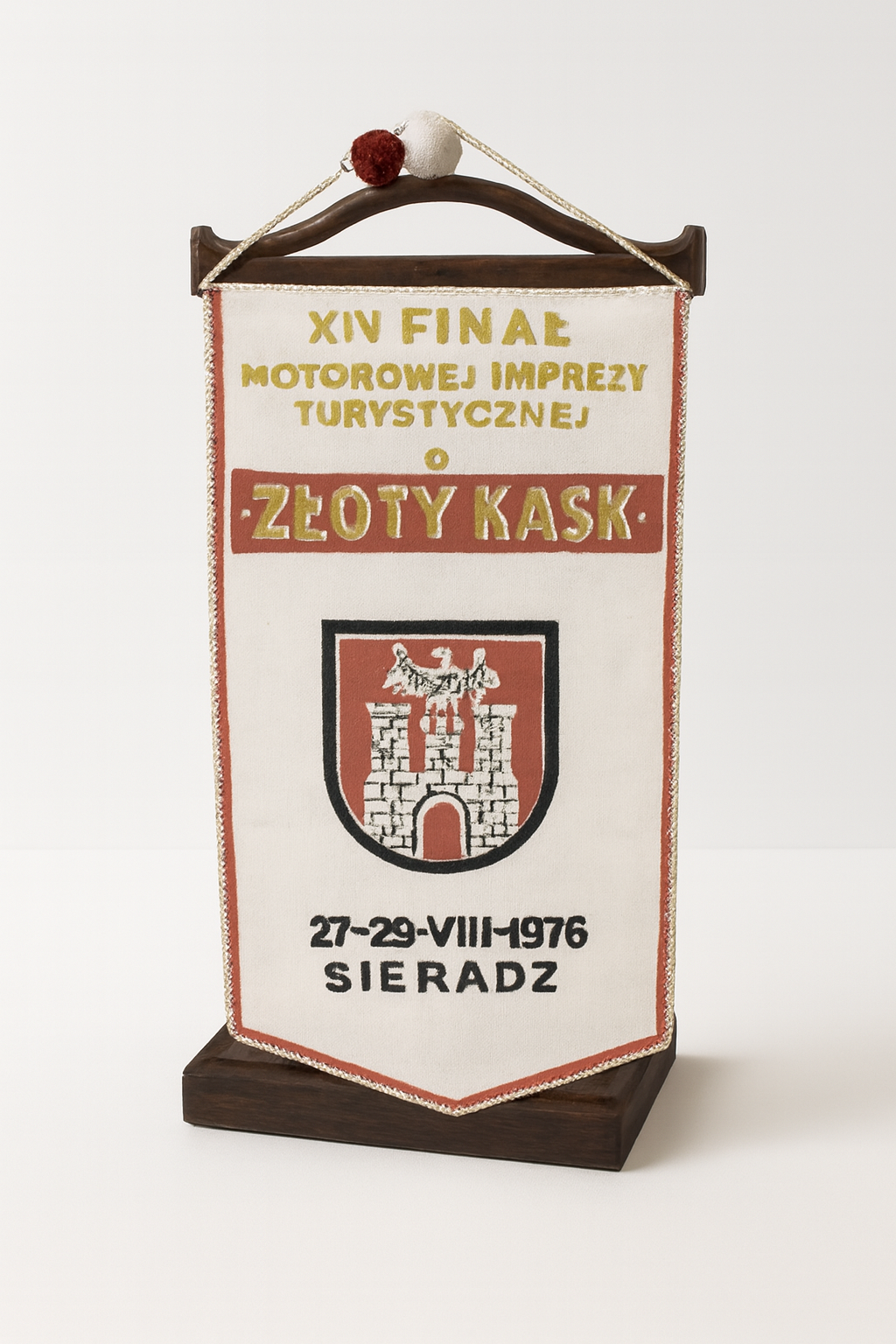Proporczyk XIV Ogólnopolskiego Rajdu Chłopskiego z 1976 roku.