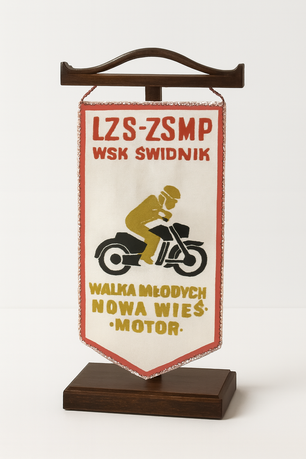 Proporczyk z LZS ZSMP WSK Świdnik Walka Młodych Nowa Wieś – Motor